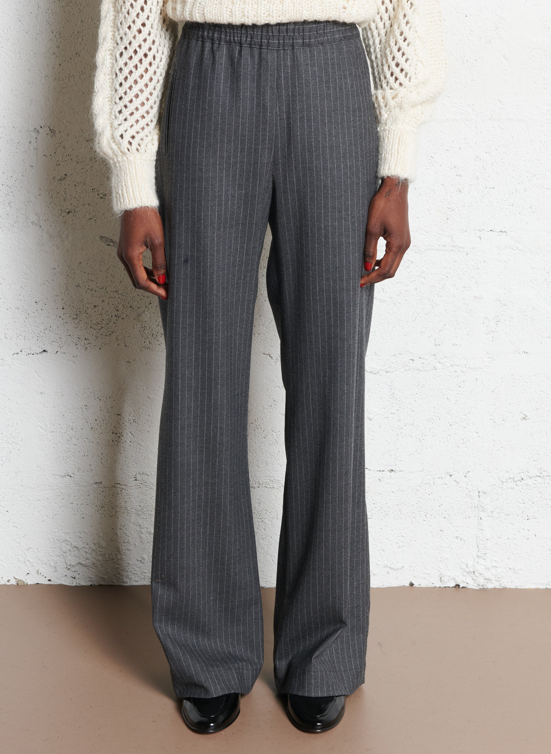 Straight striped trousers  DES PETITS HAUTS