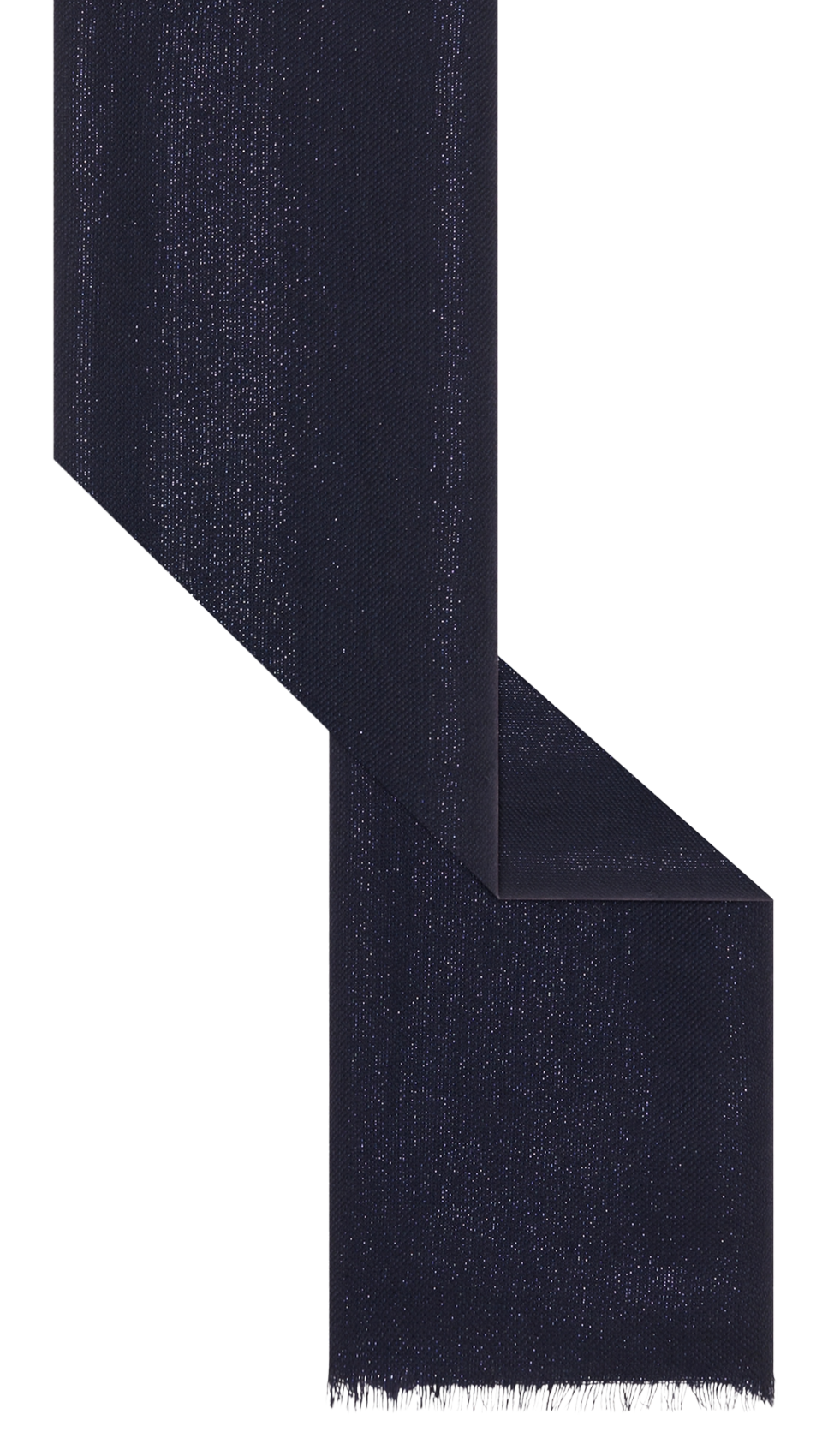 Echarpe unie lurex en laine mélangée PABLO Bleu