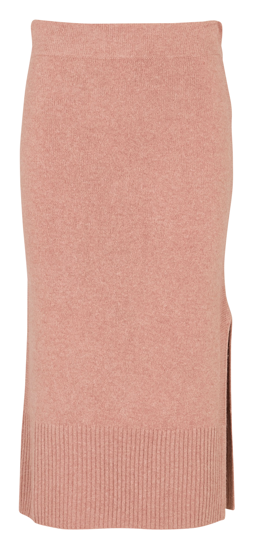 Jupe droite midi en laine MAISON 123 Rose