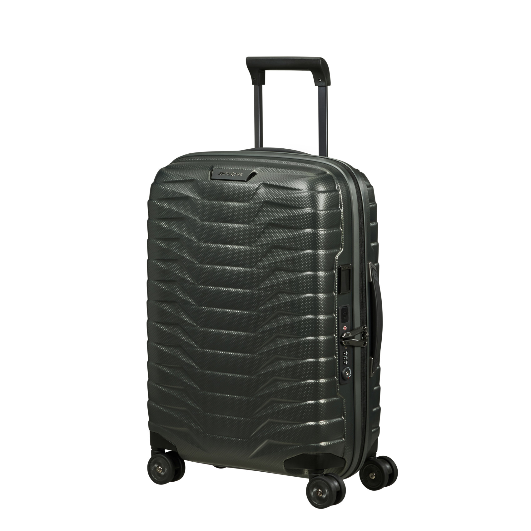 Proxis 4-wheel carry-on suitcase size S  Matt climbing ivy