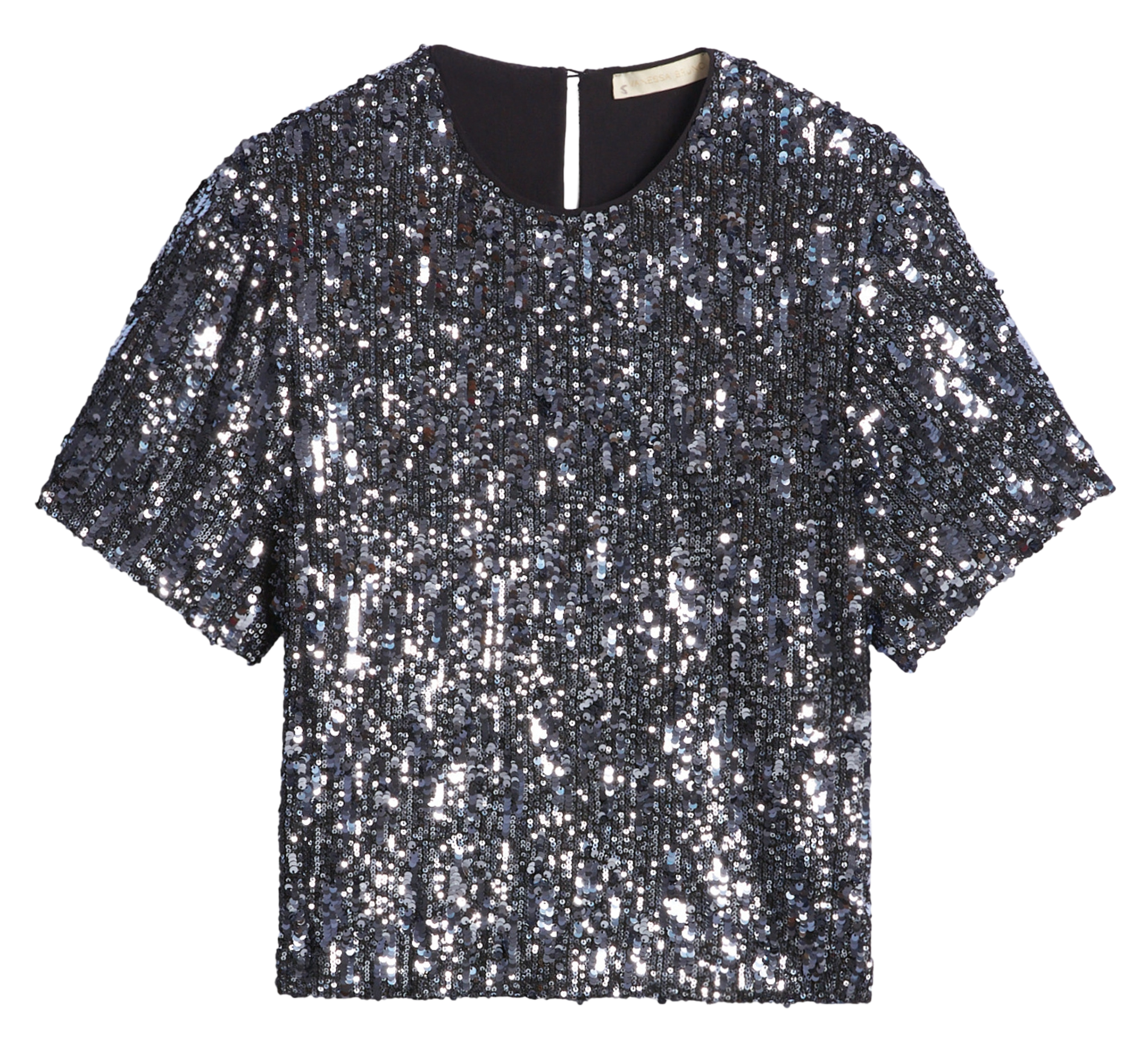 T-shirt met lovertjes VANESSA BRUNO Grijs