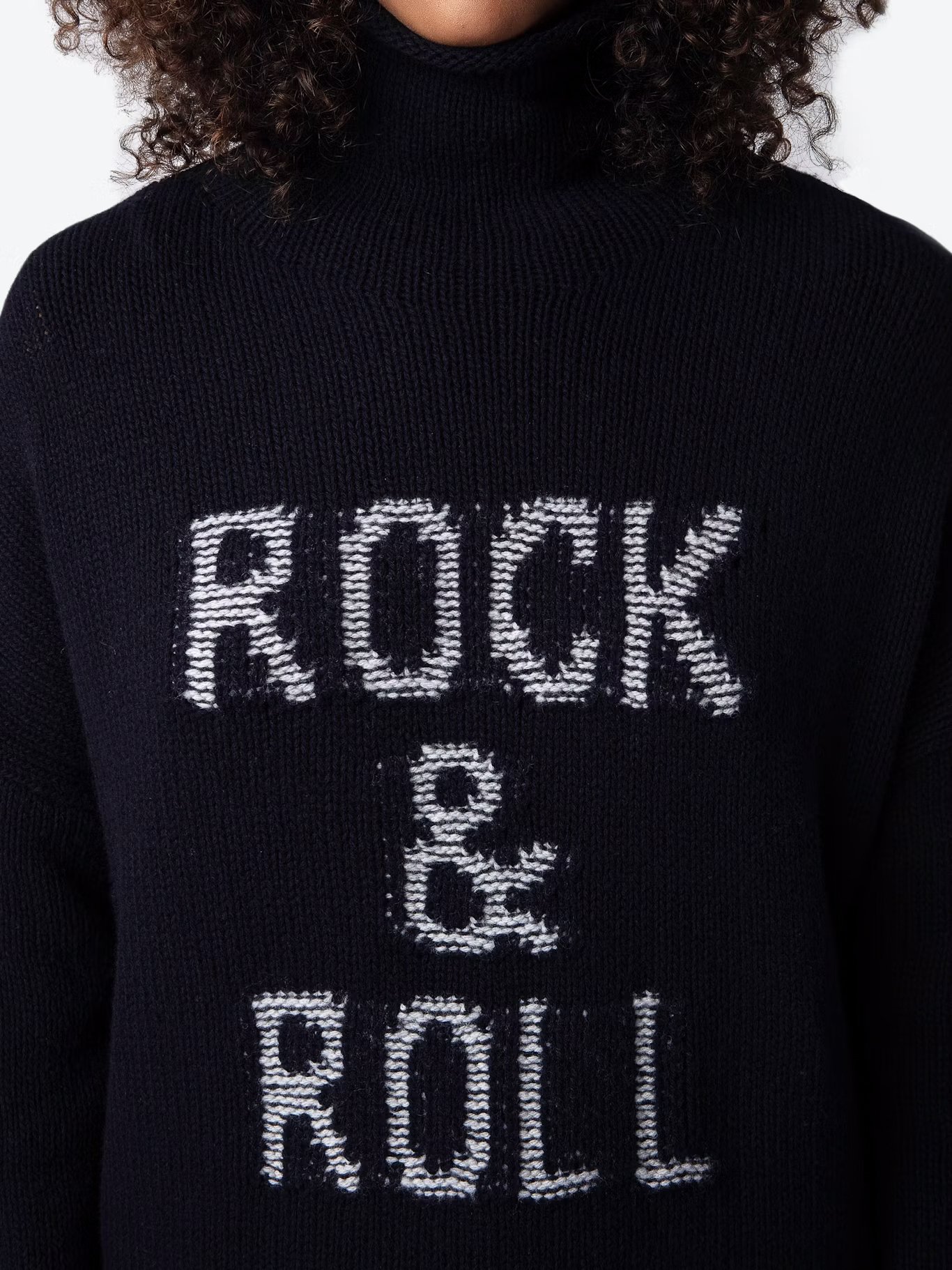 Oversized long merino wool sweater ZADIG&VOLTAIRE Blue