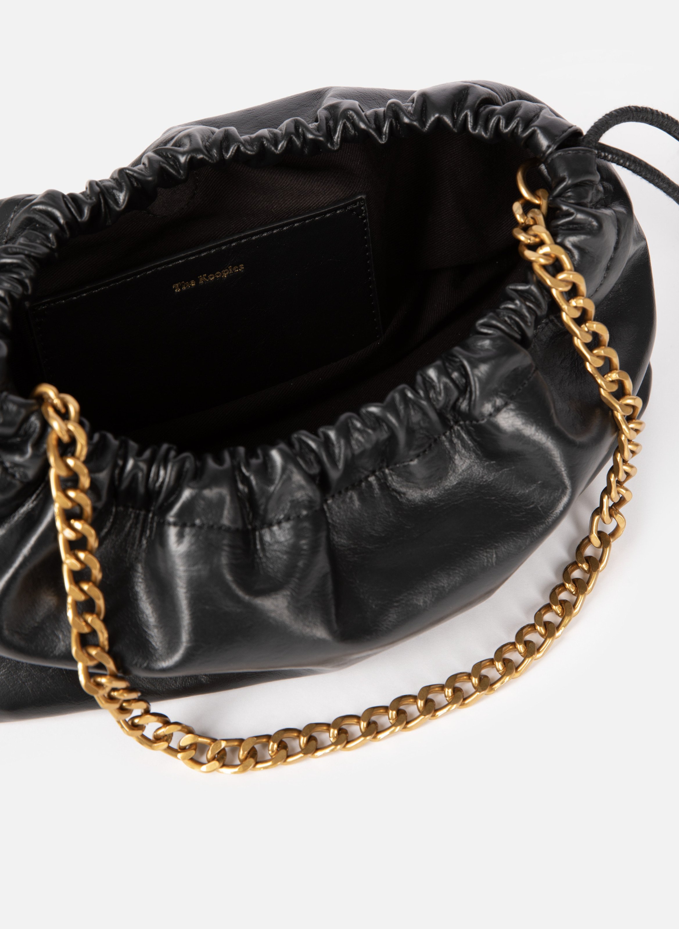 Taylor recycled leather bag THE KOOPLES Black