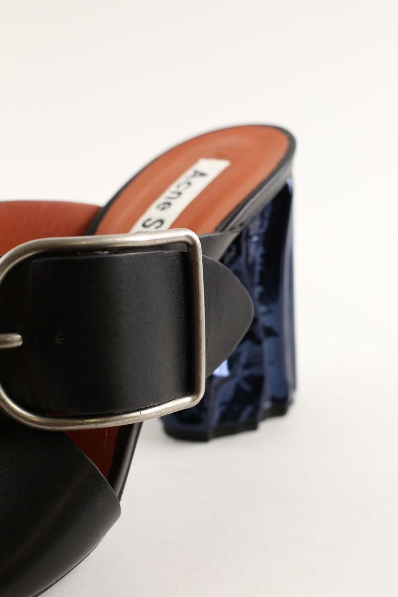 Mules ACNE STUDIOS - Seconde Main Black