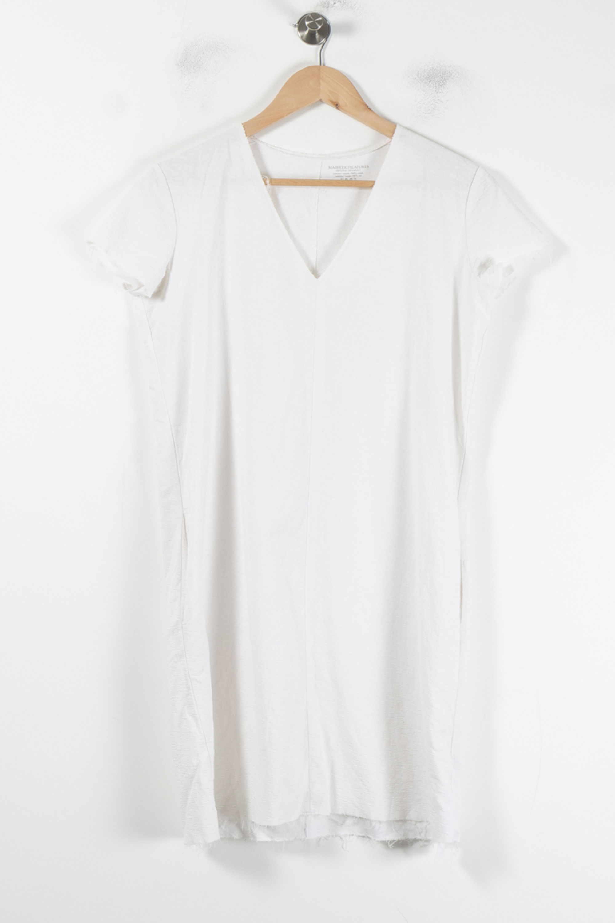 Short & Midi Dress MAJESTIC FILATURES - SECONDE MAIN White