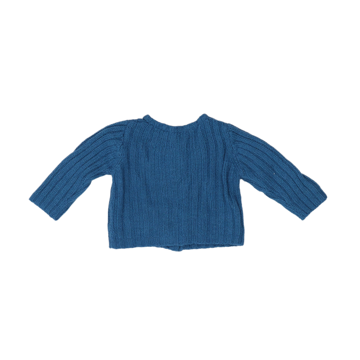 Blue baby cardigan - 6 months BONTON - Seconde Main Blue