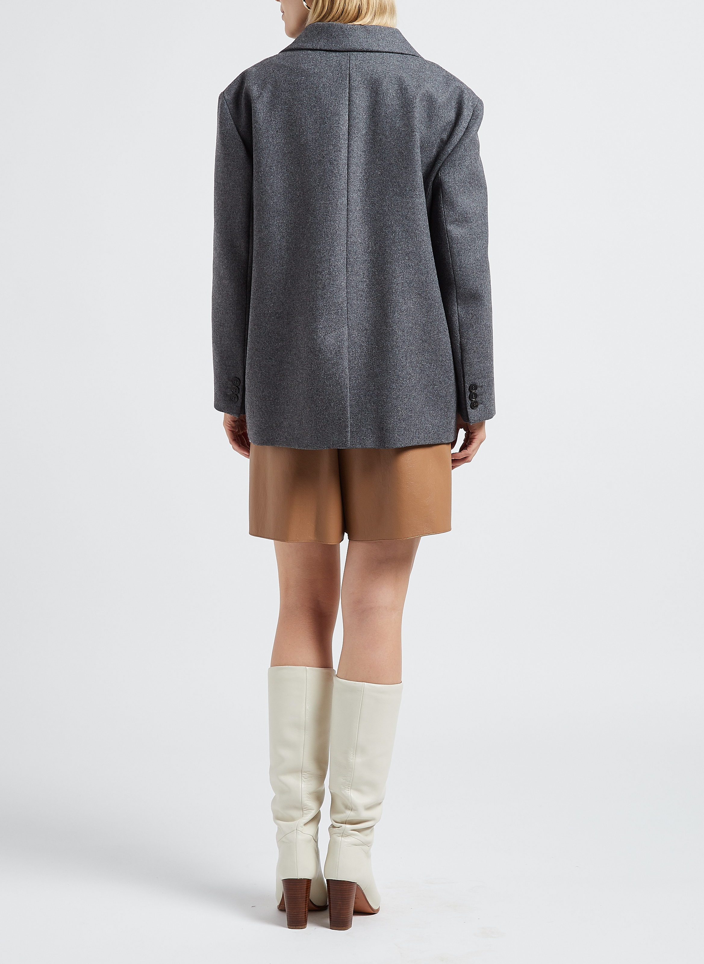 Short fluide enduit  MAX MARA WEEK END Beige