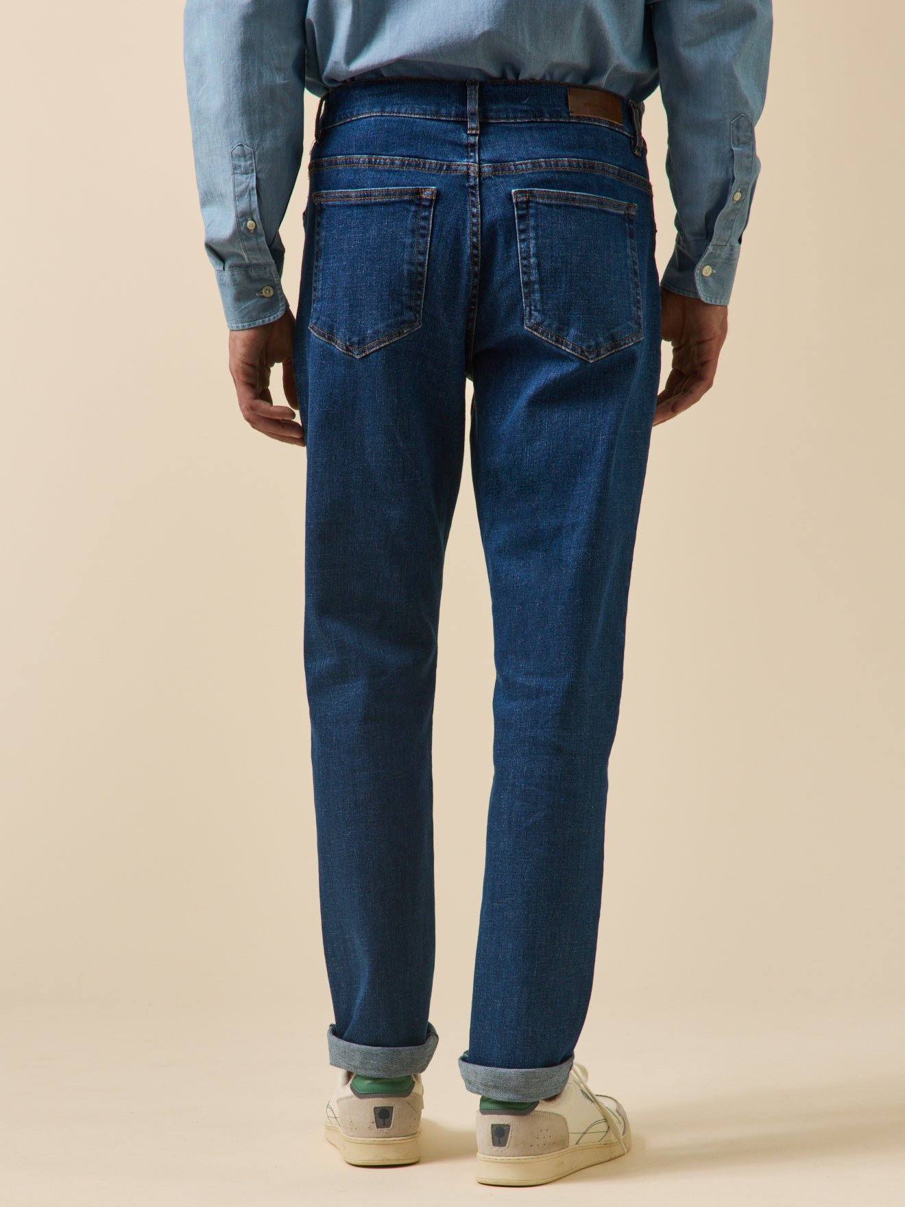 Jean regular  coton biologique CYRILLUS Bleu