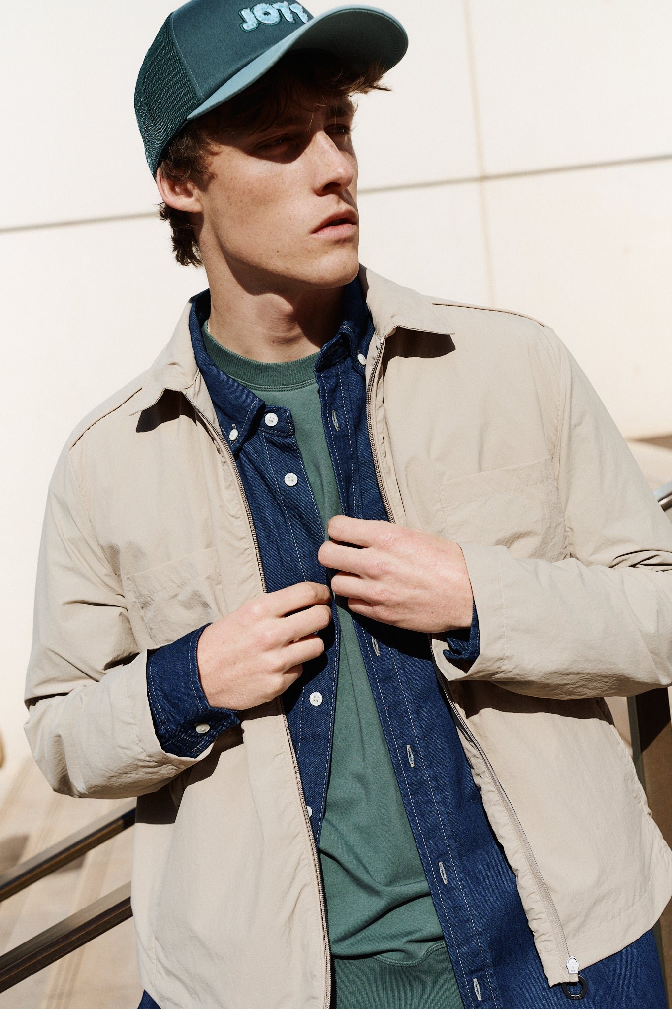 Light shirt collar jacket JOTT Beige