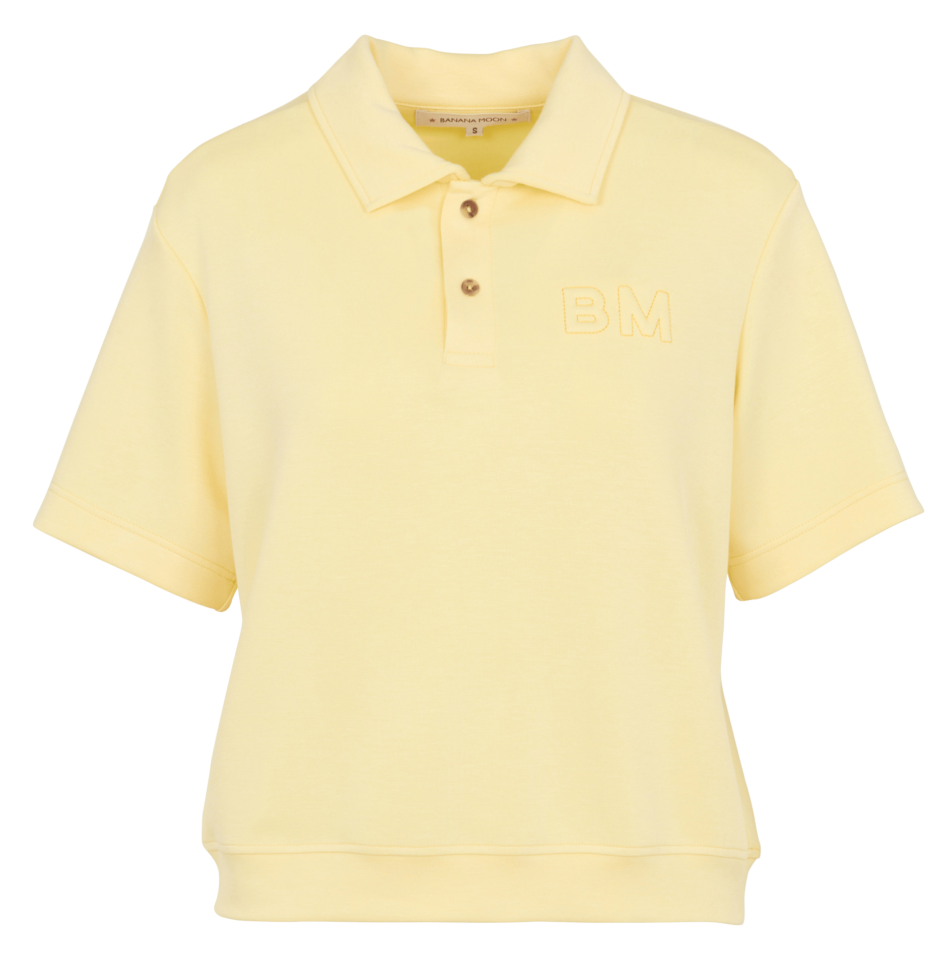 Polo manches courtes BANANA MOON Jaune