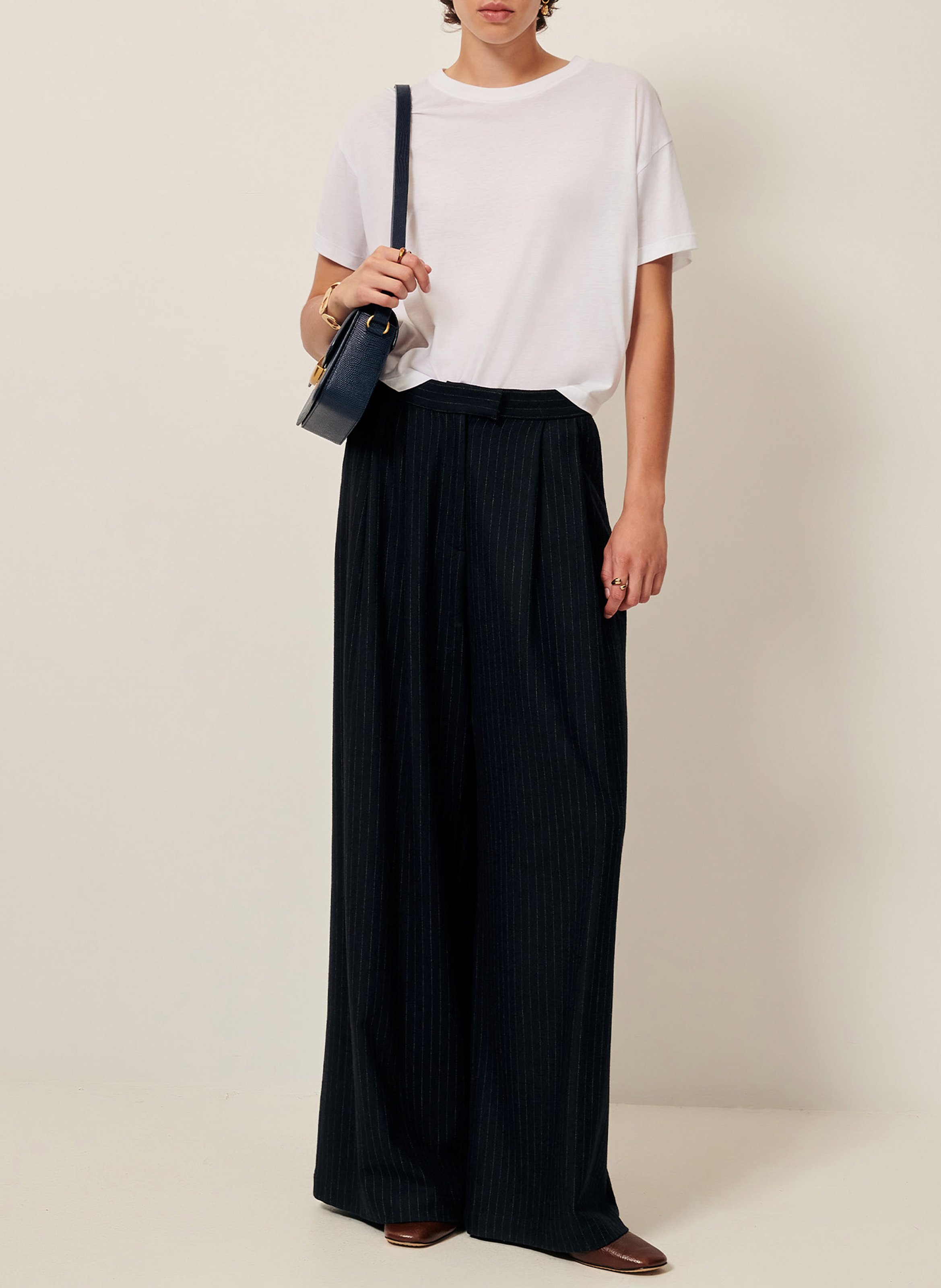 Tee-shirt oversize col rond SESSUN Blanc
