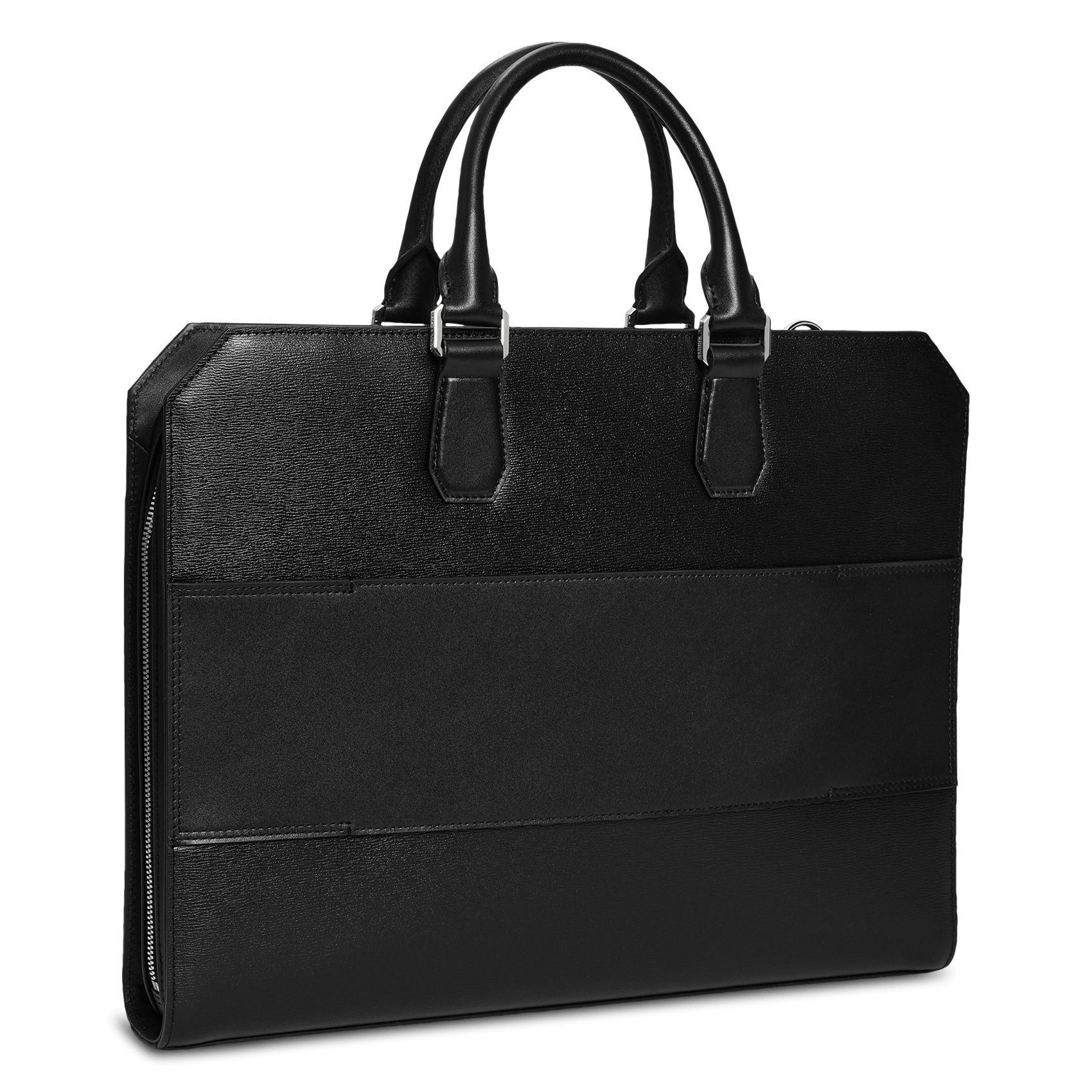 Leren laptoptas LE TANNEUR Zwart