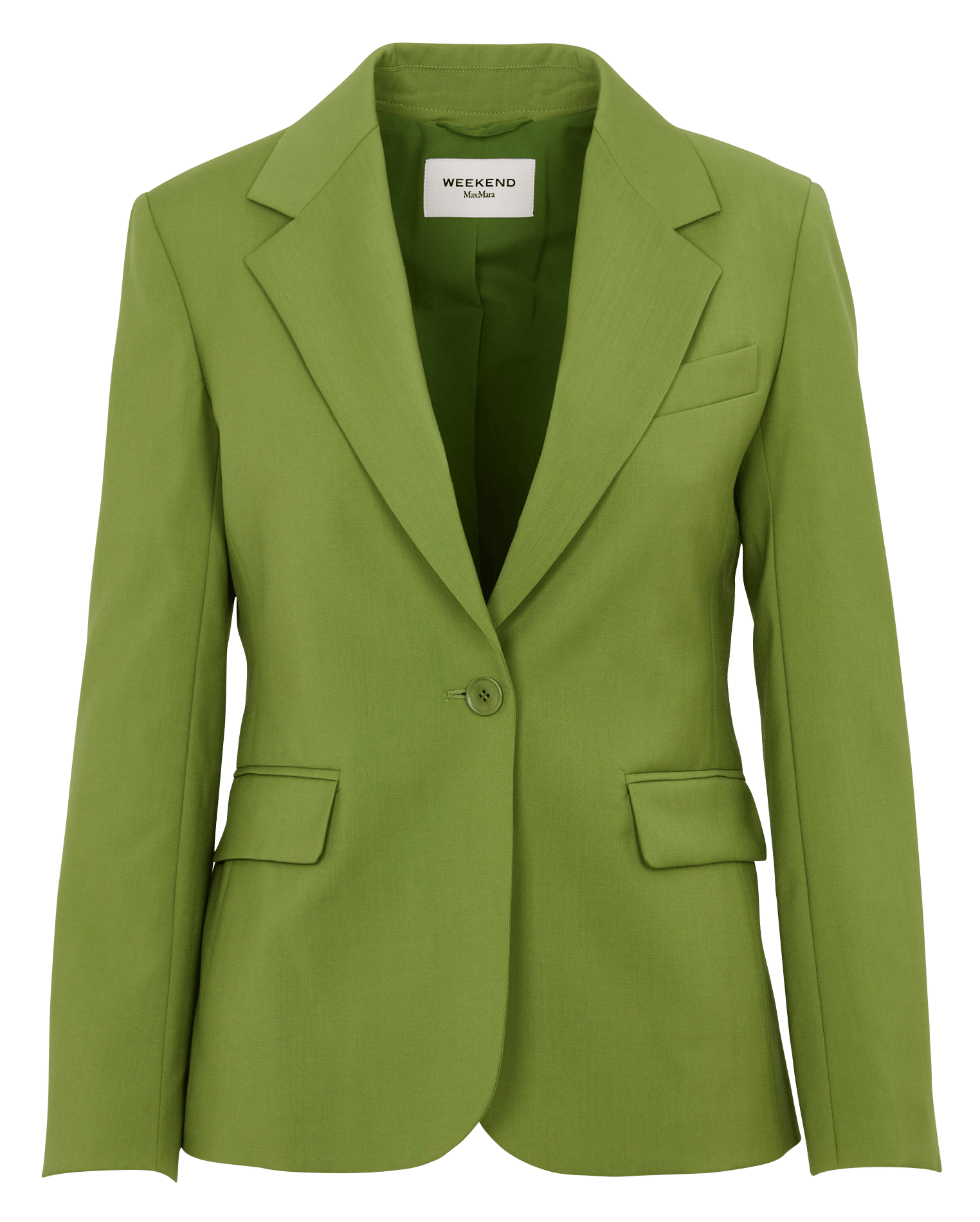 Fitted wool blazer MAX MARA WEEK END Green