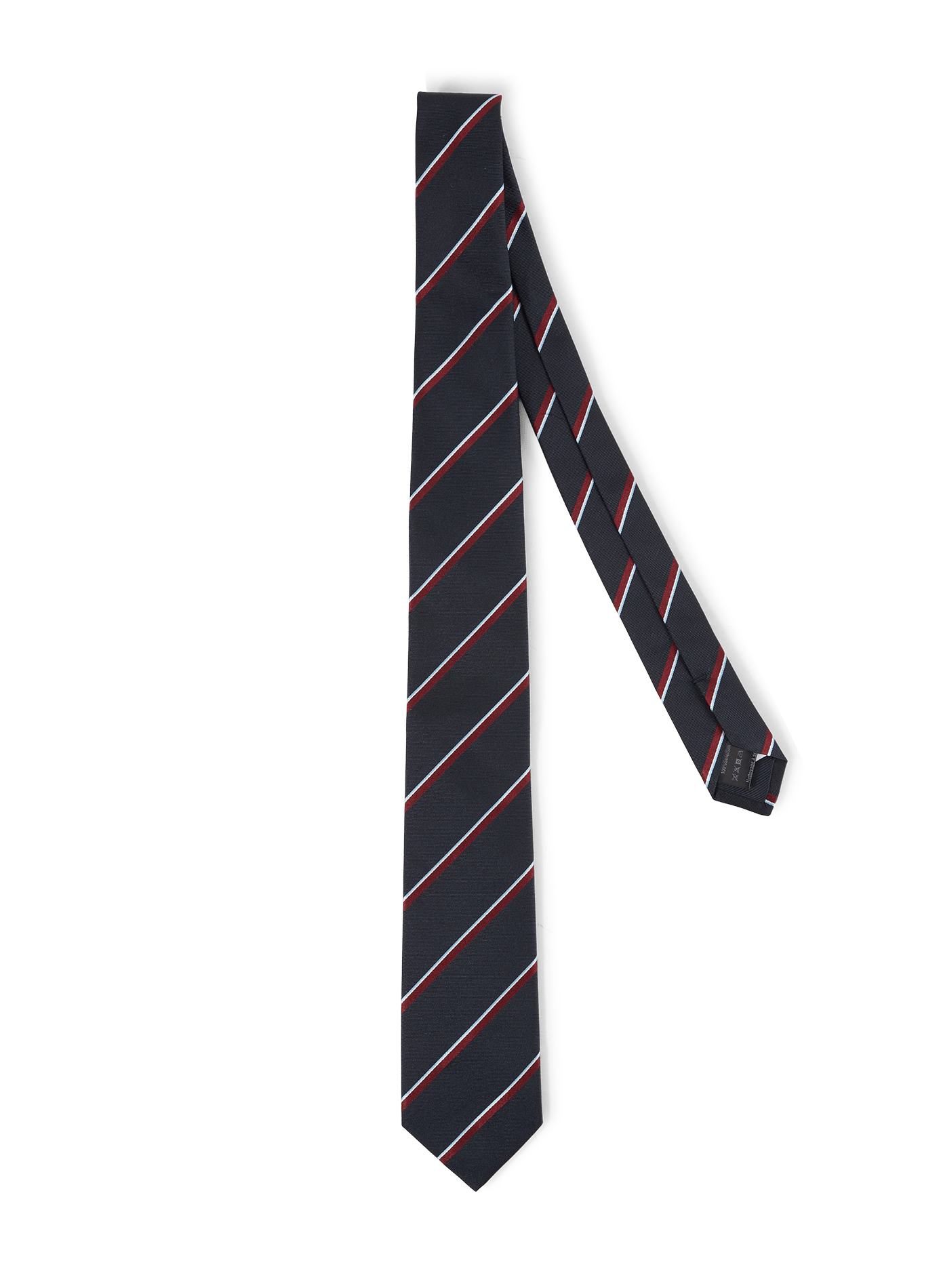 Striped silk tie AU PRINTEMPS PARIS
