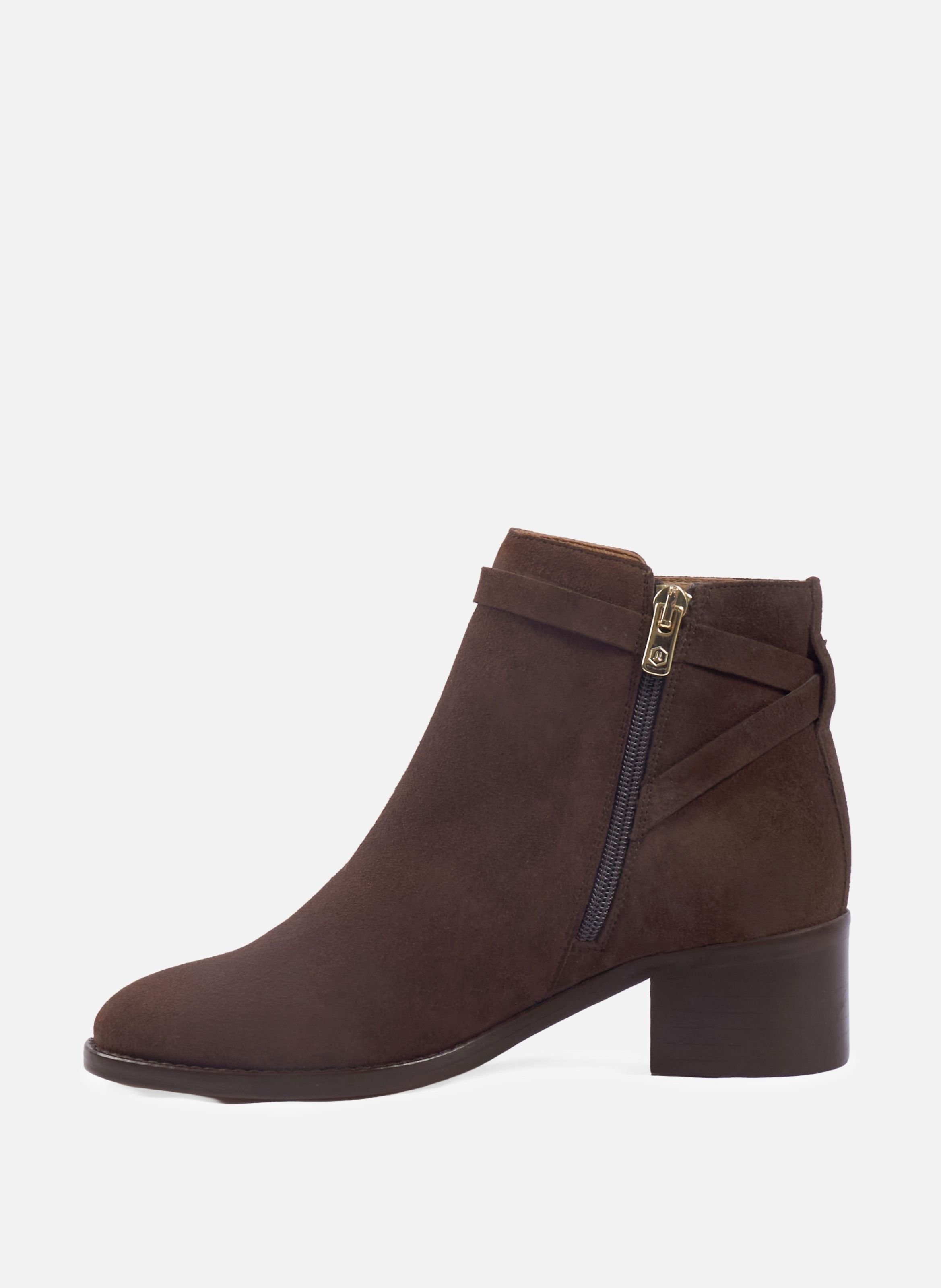 Suede riding boots JULES & JENN Brown