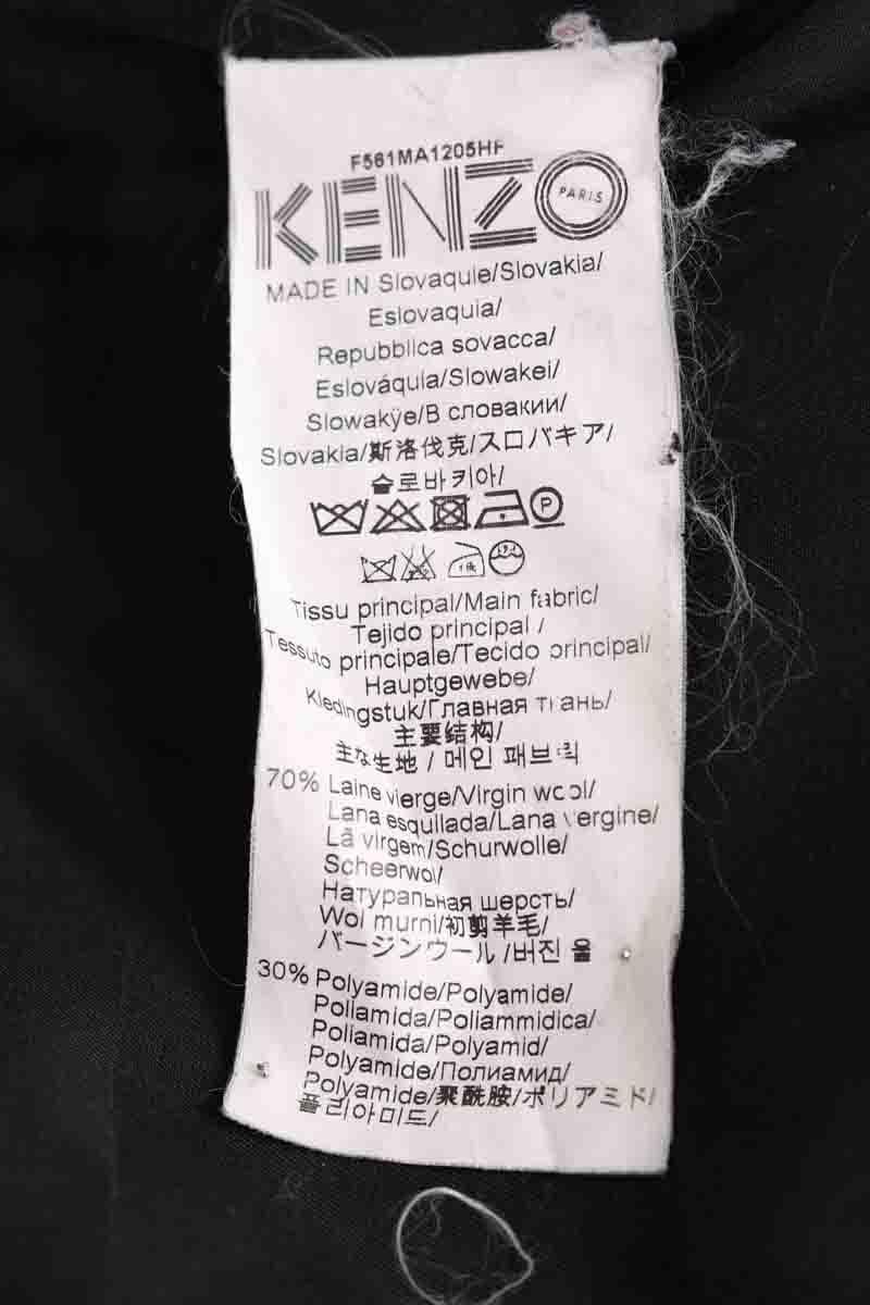Coat KENZO - SECONDE MAIN Black