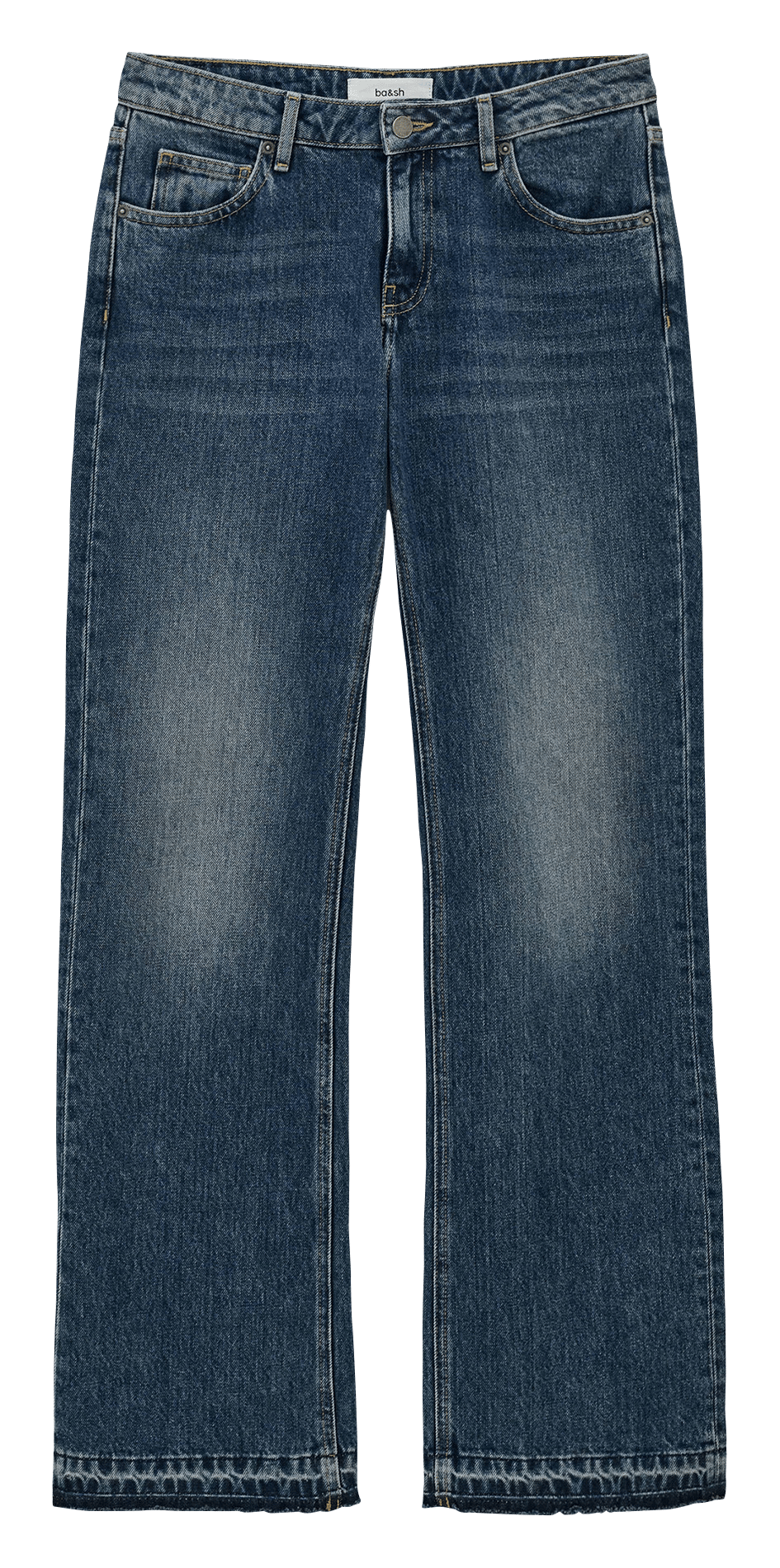 Jean large en coton BA&SH Bleu