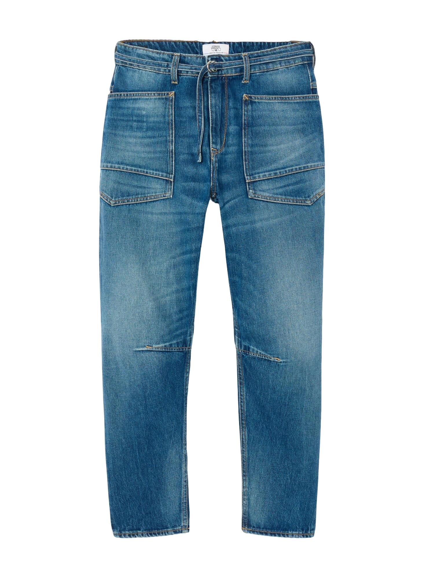 Loose-fit zip jeans LE TEMPS DES CERISES Blue