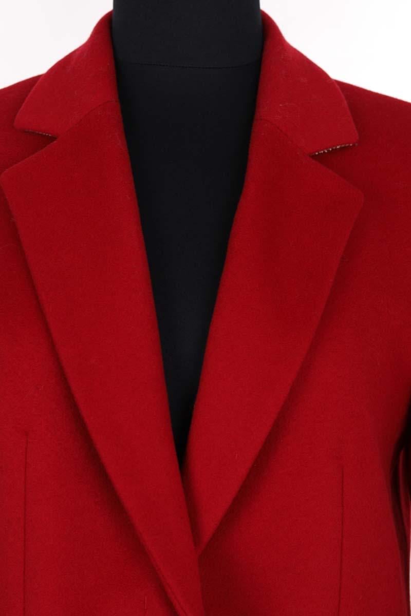 Long coat BOSS - SECONDE MAIN Red