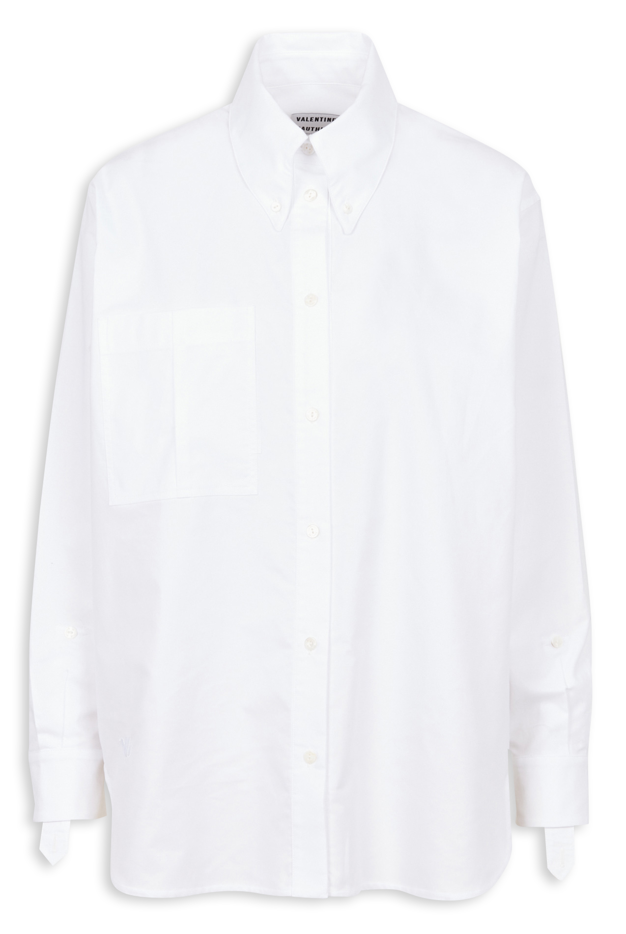 Chemise col classique oversize en coton  VALENTINE GAUTHIER Blanc