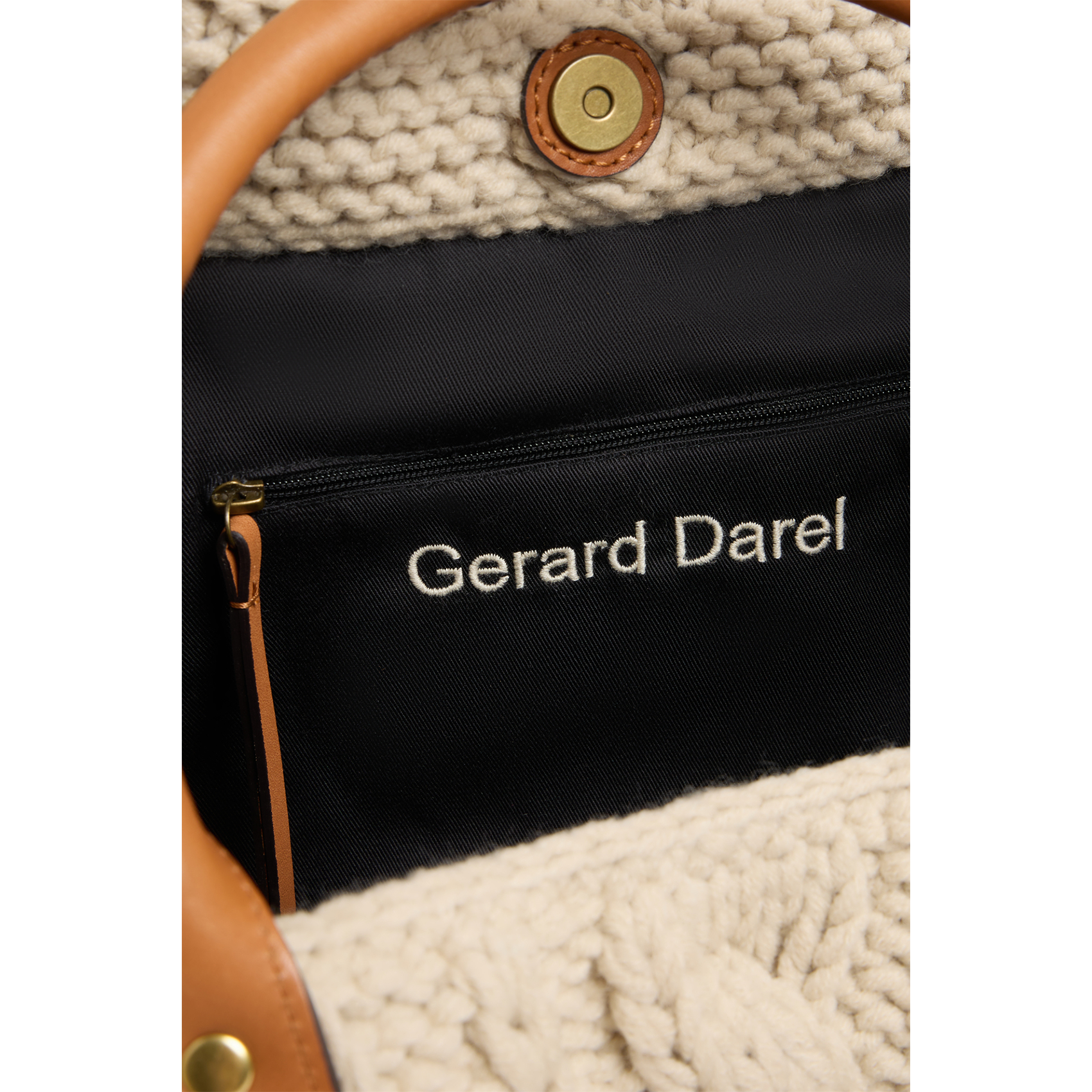 Sac à main en tricot GERARD DAREL Beige