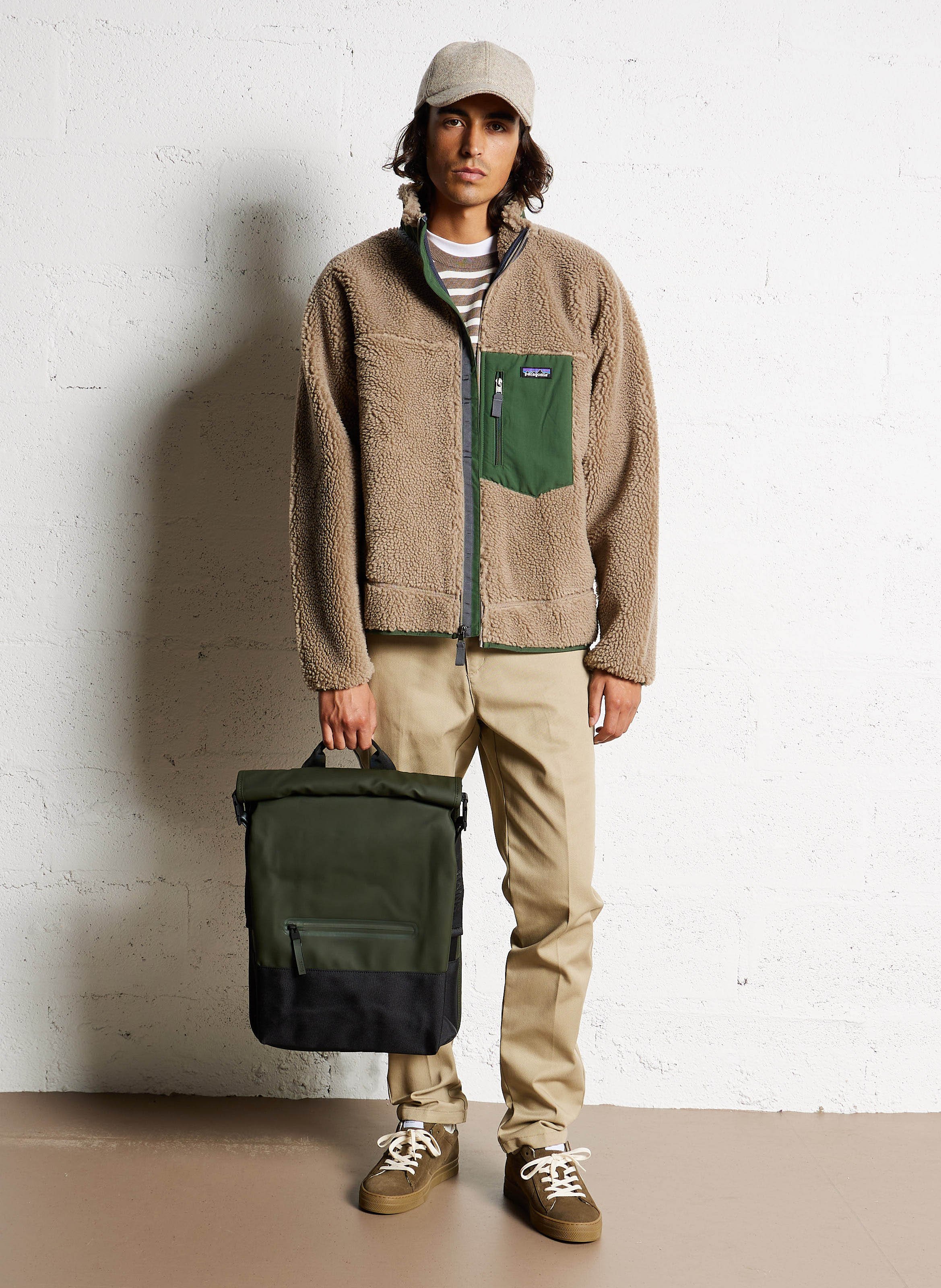 Waterproof backpack RAINS Green