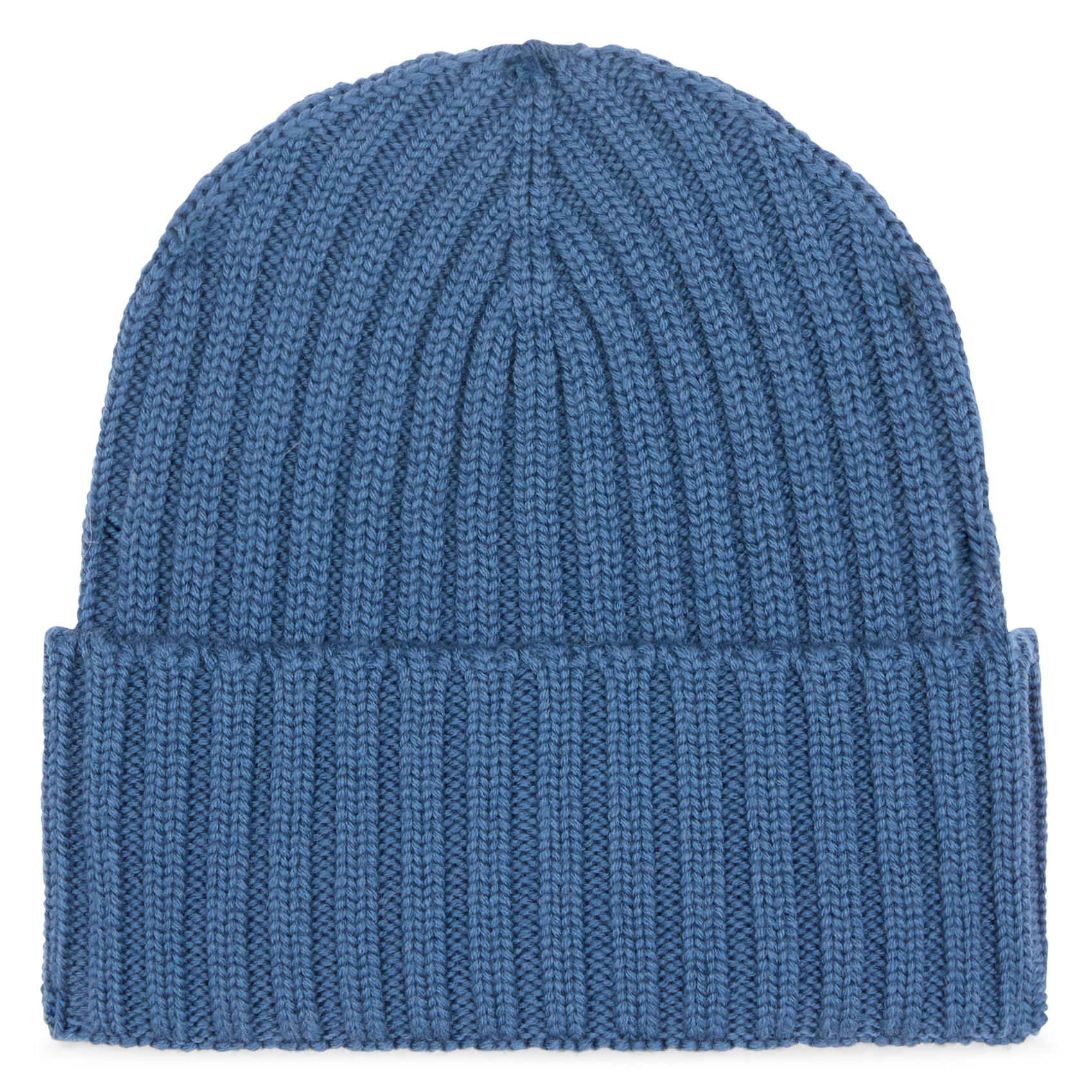 Effen muts van merinowol SAISON 1865 Blauw