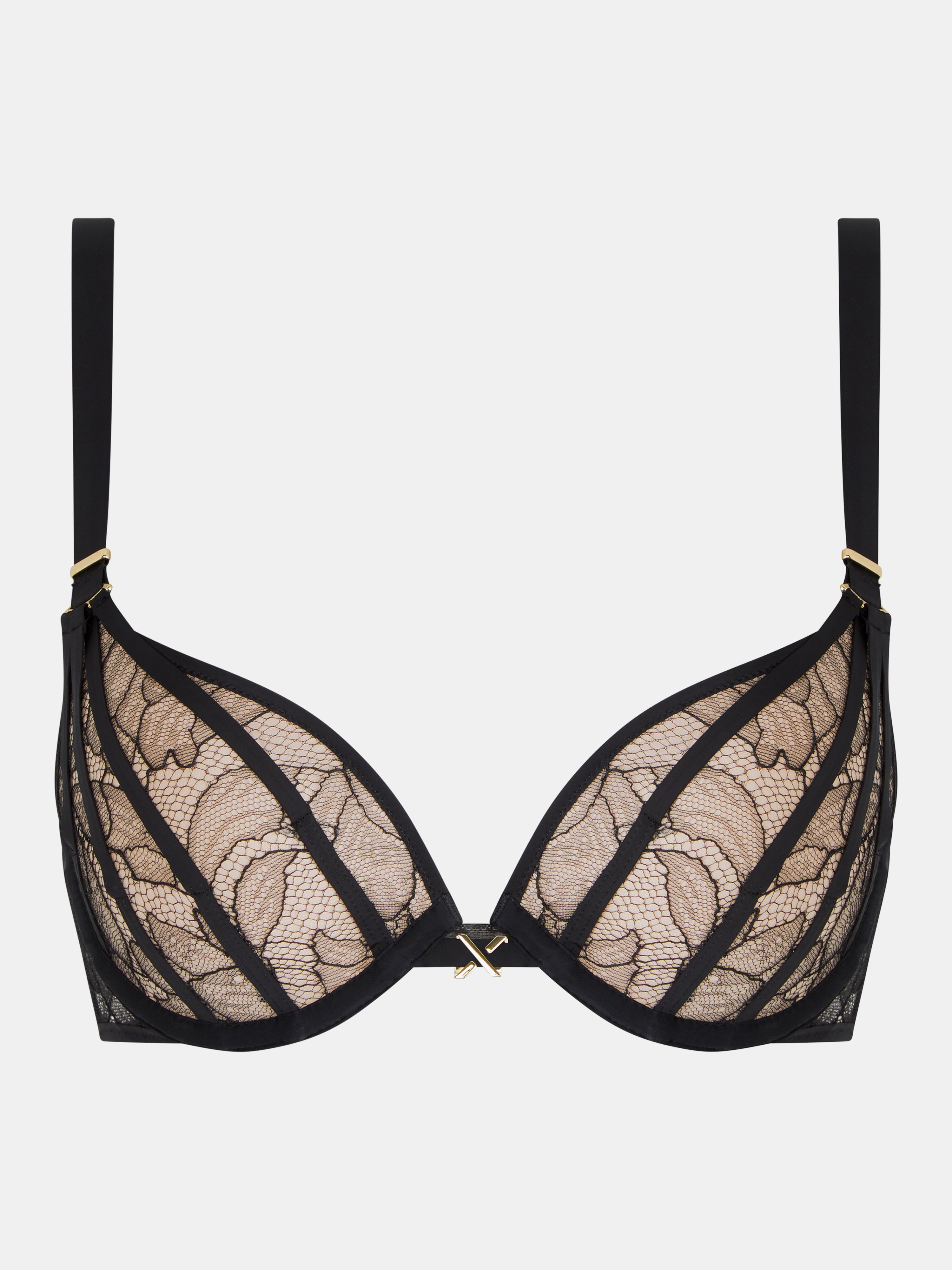 Push-up cup bra CHANTELLE X Black