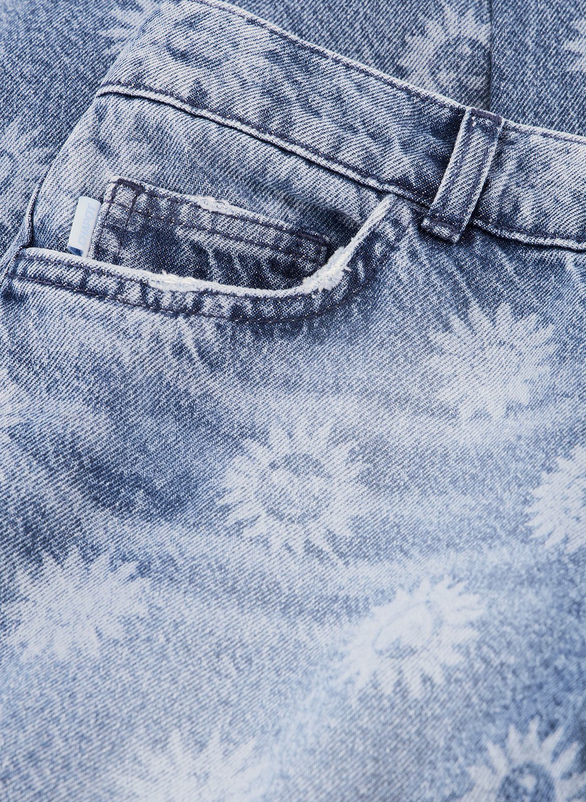 Cotton straight jeans FABIENNE CHAPOT Blue