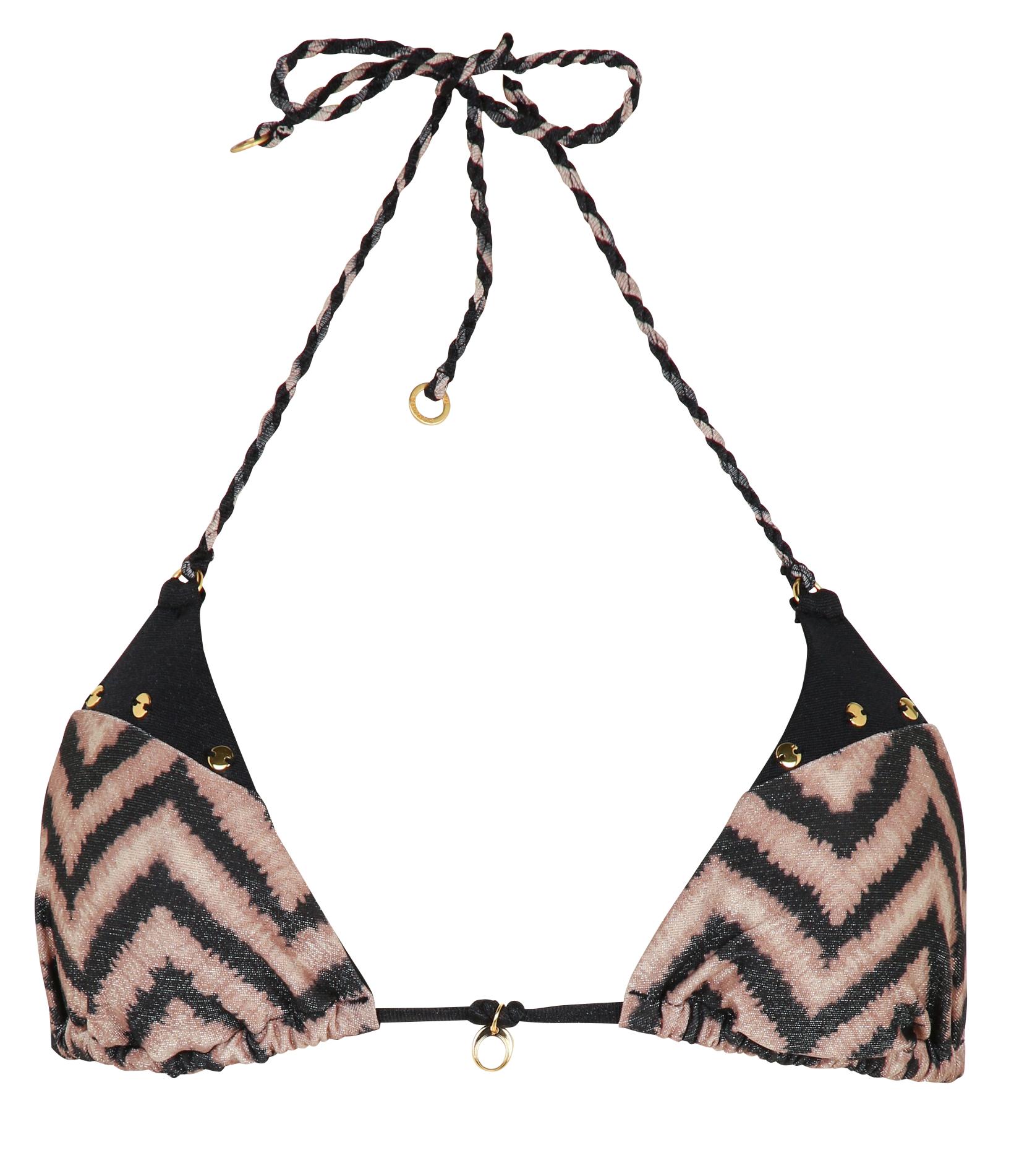 Haut de maillot de bain à motifs BANANA MOON Noir