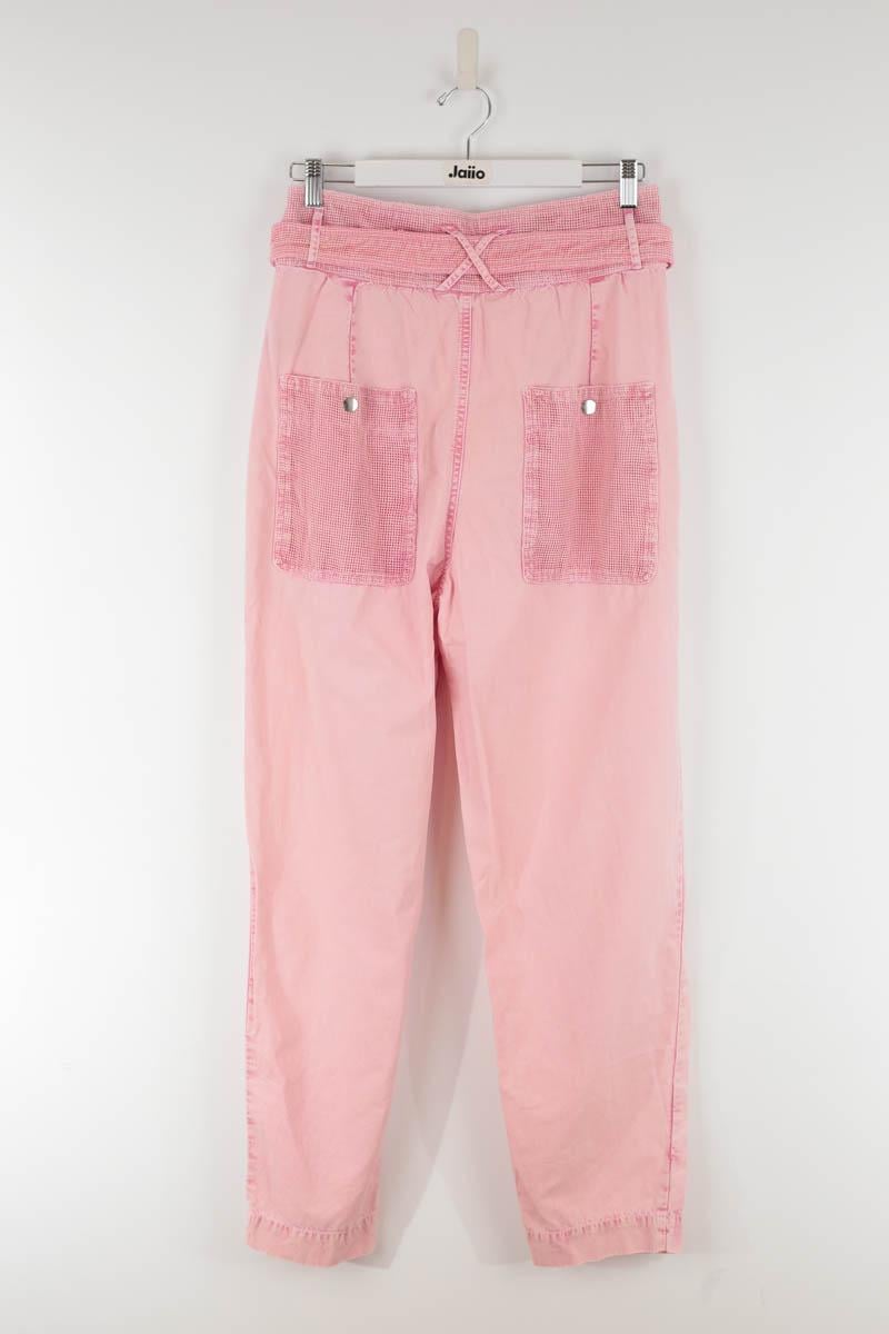 Slim-fit cotton cargo pants ISABEL MARANT - Seconde Main Pink