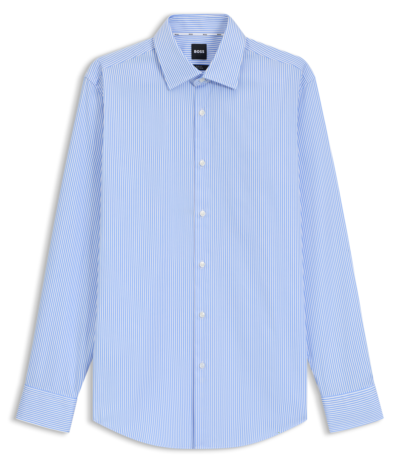Cotton shirt BOSS Blue
