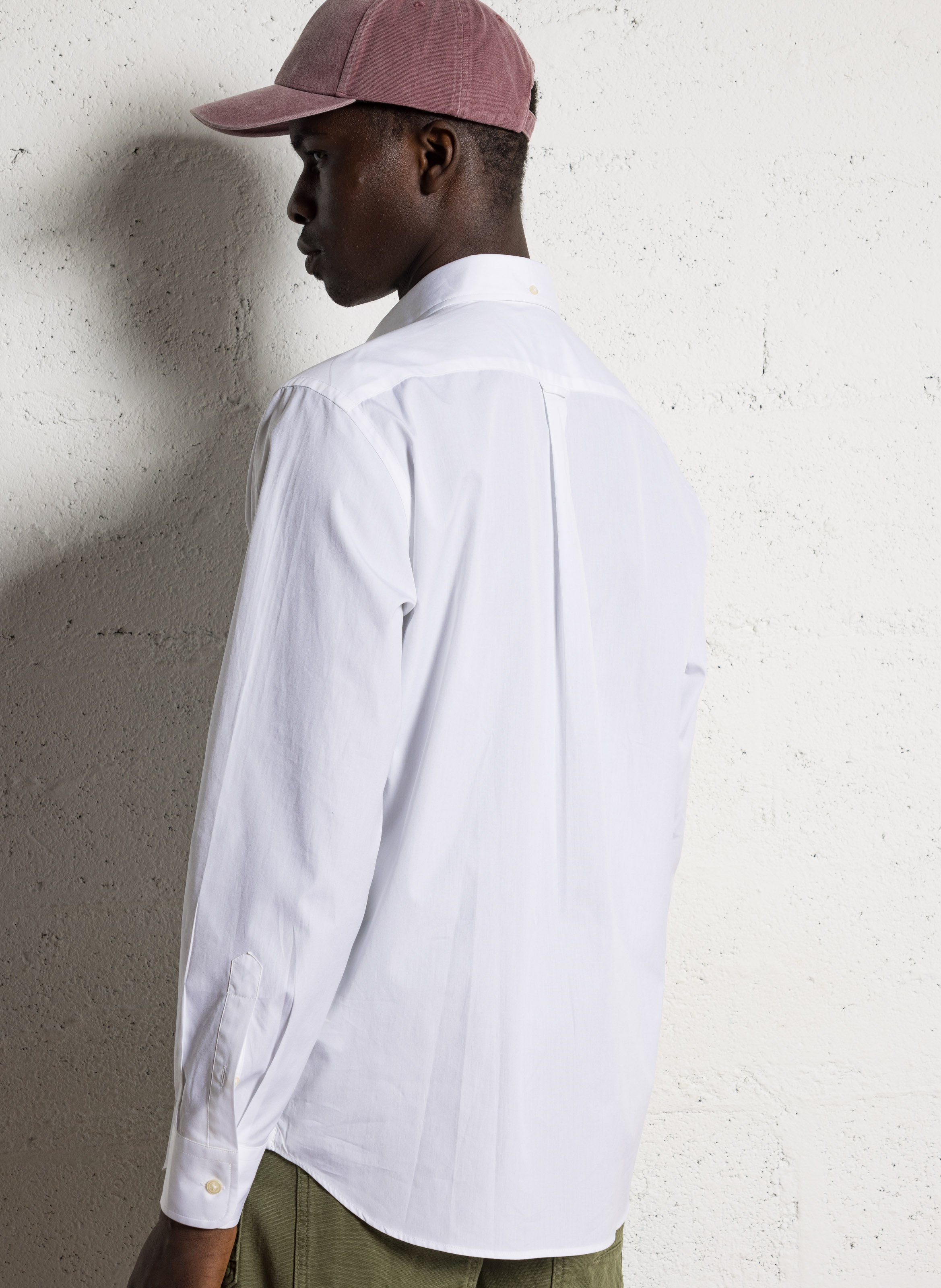 Cotton shirt with classic collar FACONNABLE White