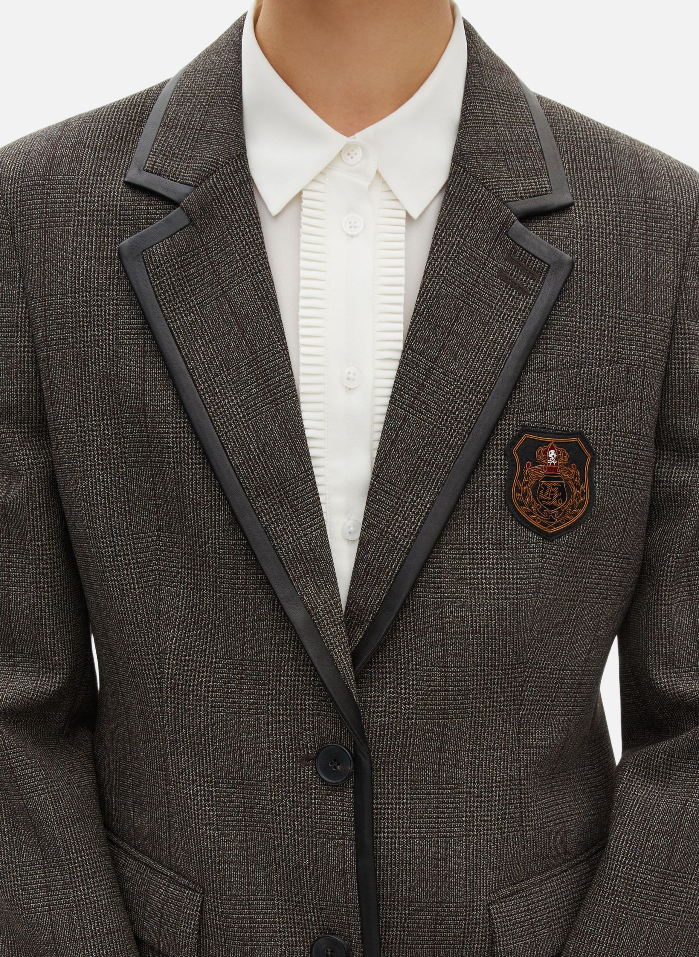 Prince of Wales jacket THE KOOPLES Brown