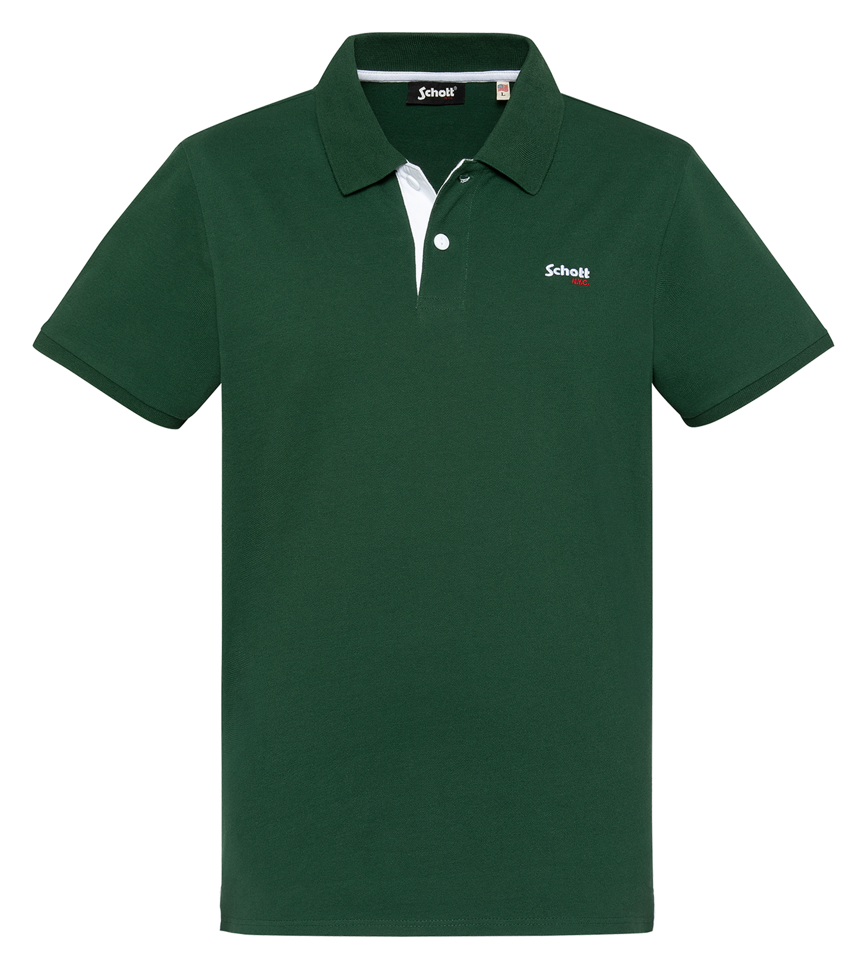 Poloshirt SCHOTT Grun