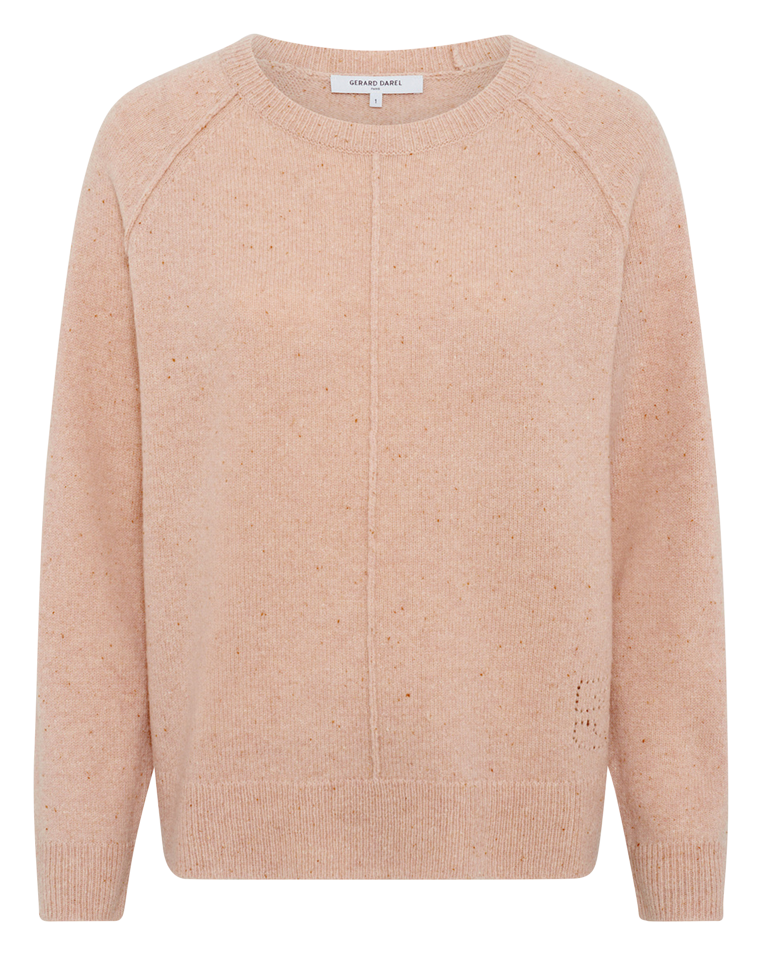 Pull col rond en laine GERARD DAREL Rouge