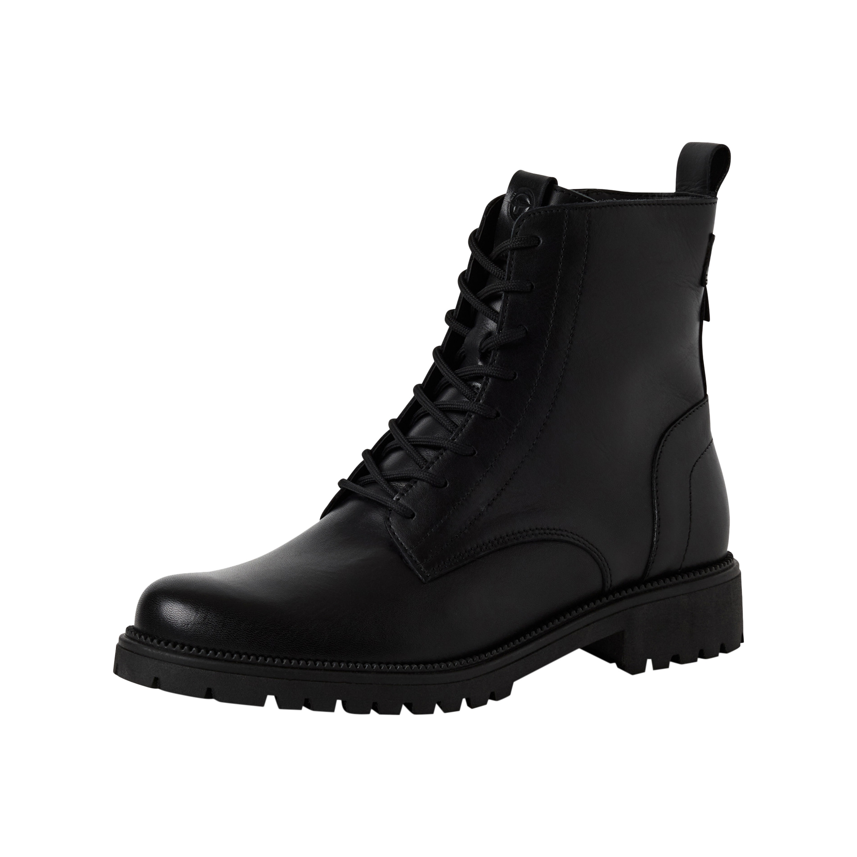 Leather ankle boot TAMARIS Black