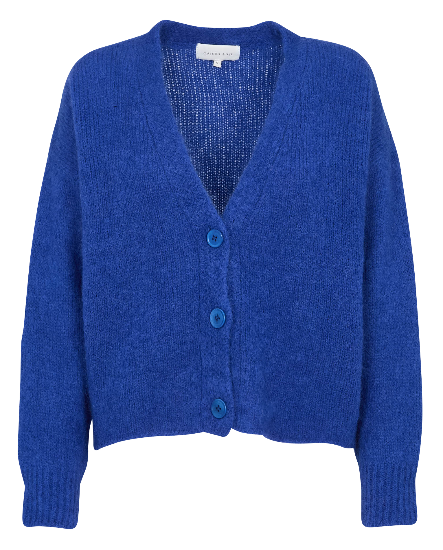 Wool-blend cardigan MAISON ANJE Blue