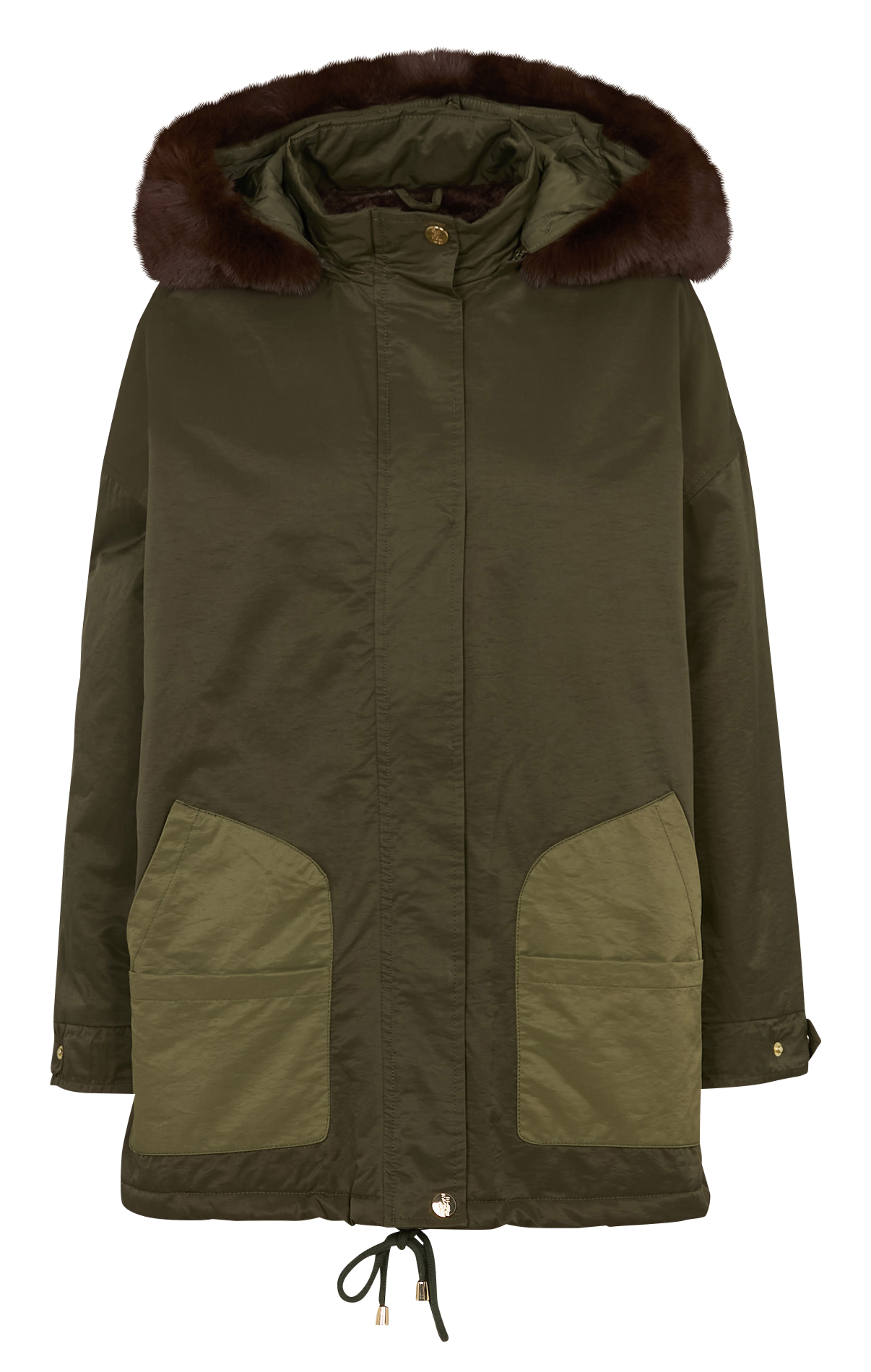 Parka à capuche BERENICE Kaki