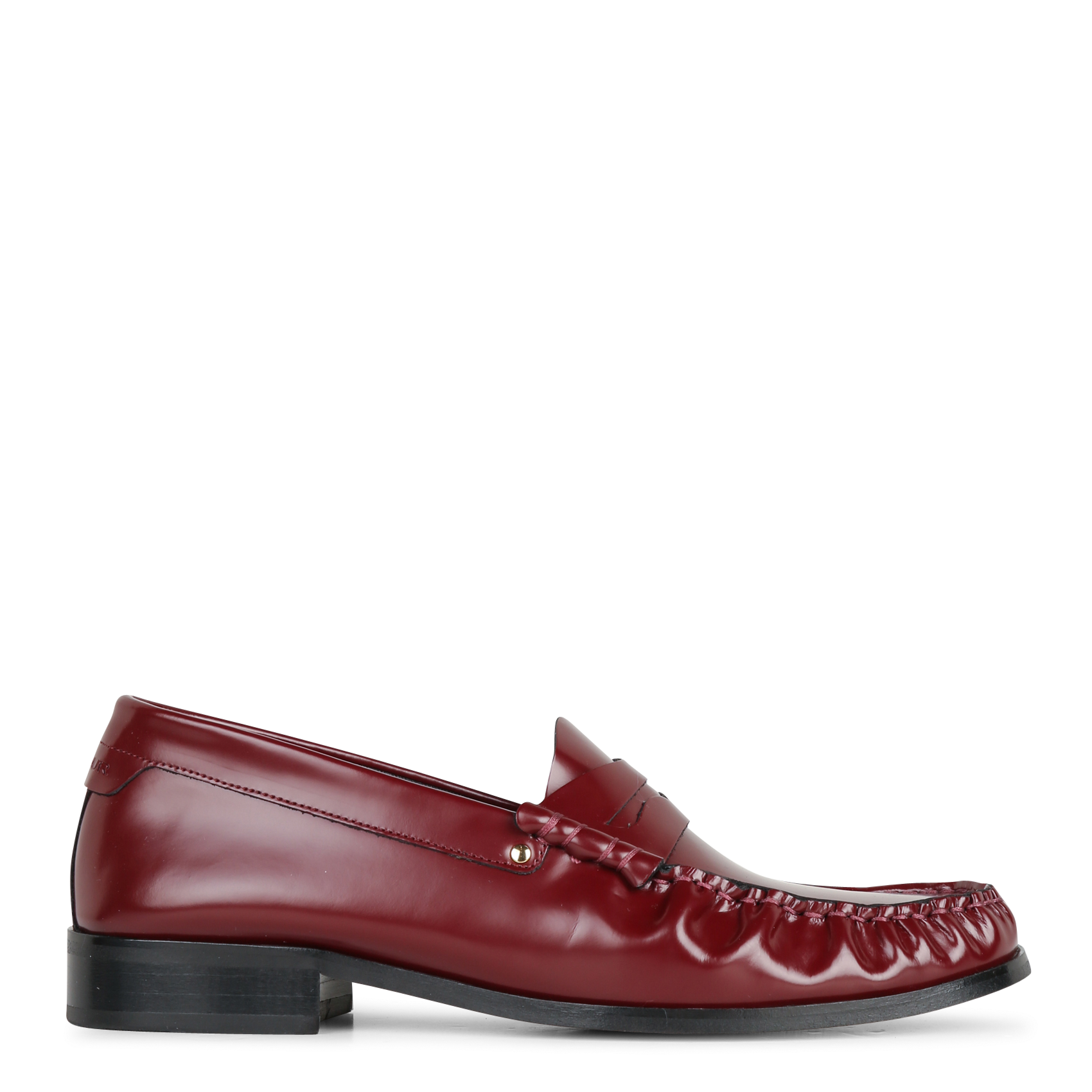Mocassins en cuir RIVECOUR Rouge