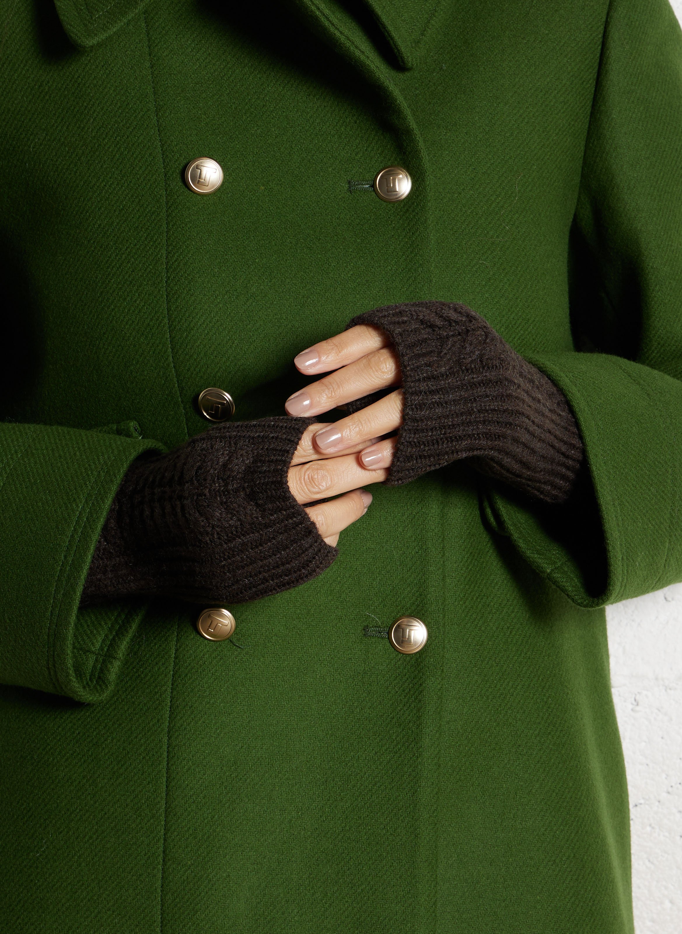 Handschuhe aus Wollmischung MAISON 123