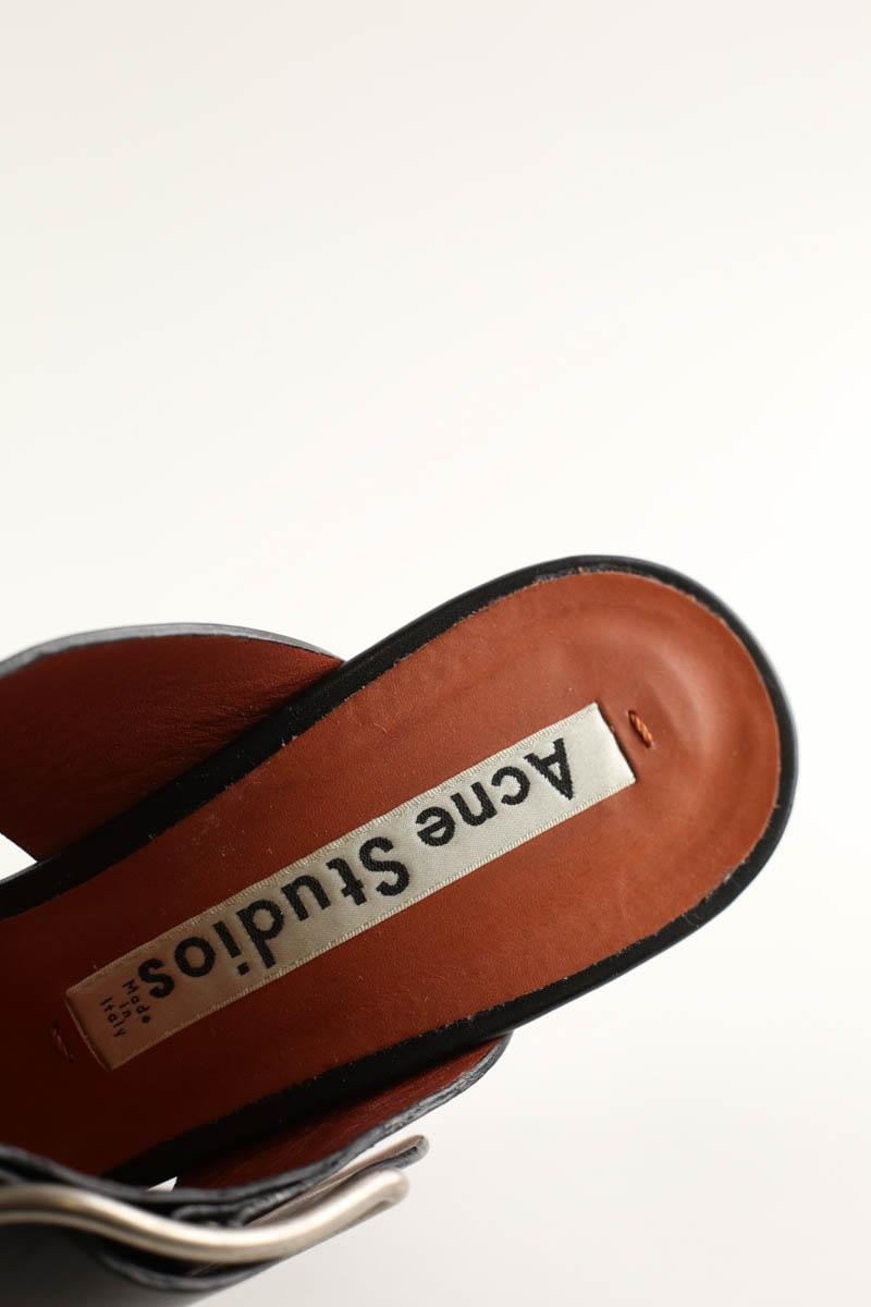 Mules ACNE STUDIOS - Seconde Main Black
