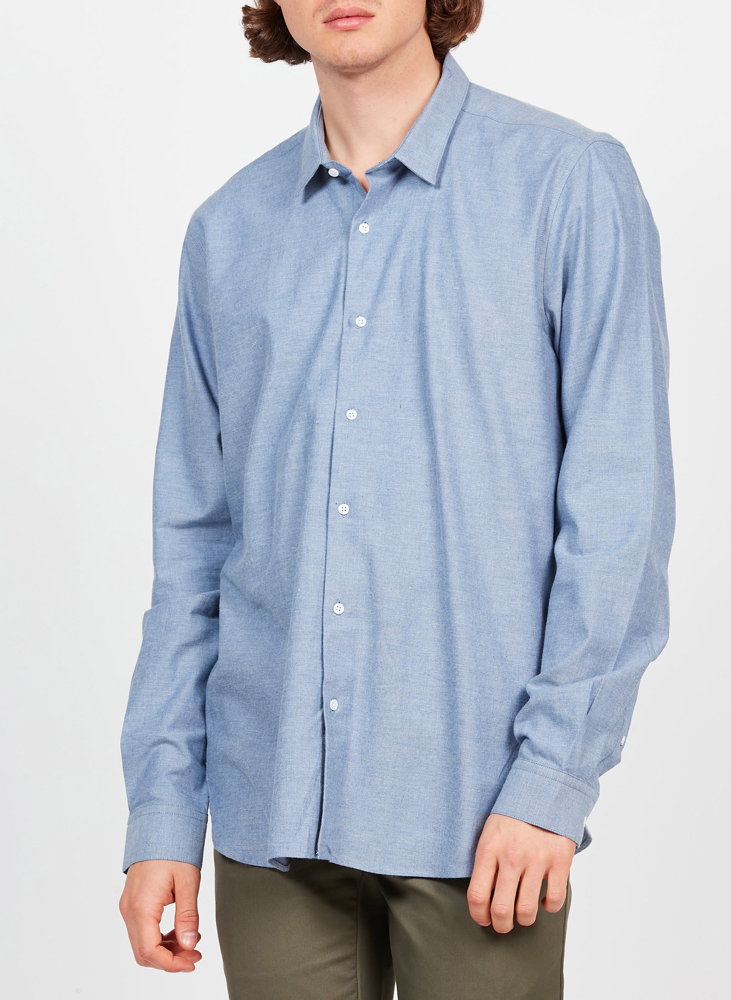 Slim-fit cotton shirt with classic collar ATELIER PRIVE