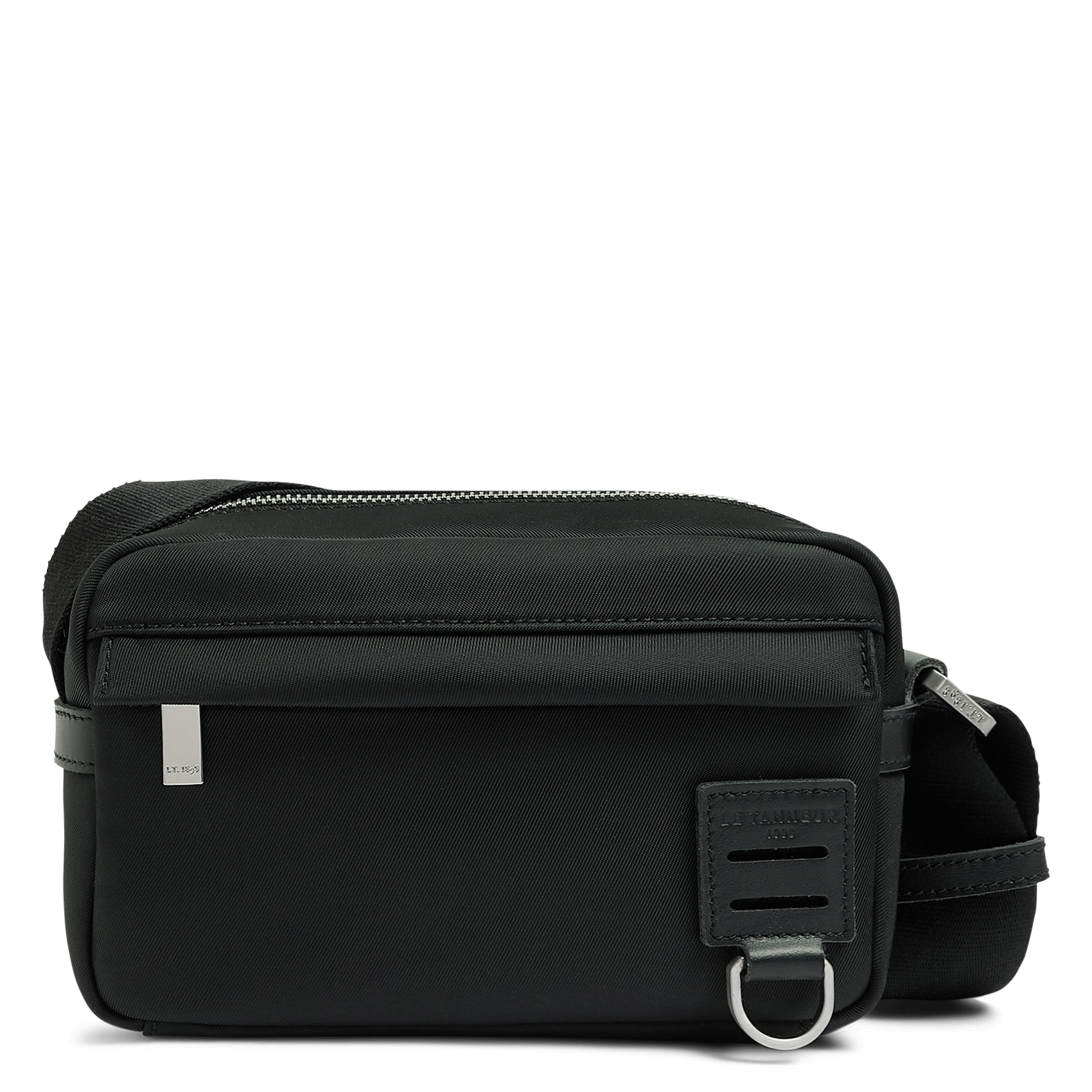 Sac bandoulière en cuir LE TANNEUR Noir