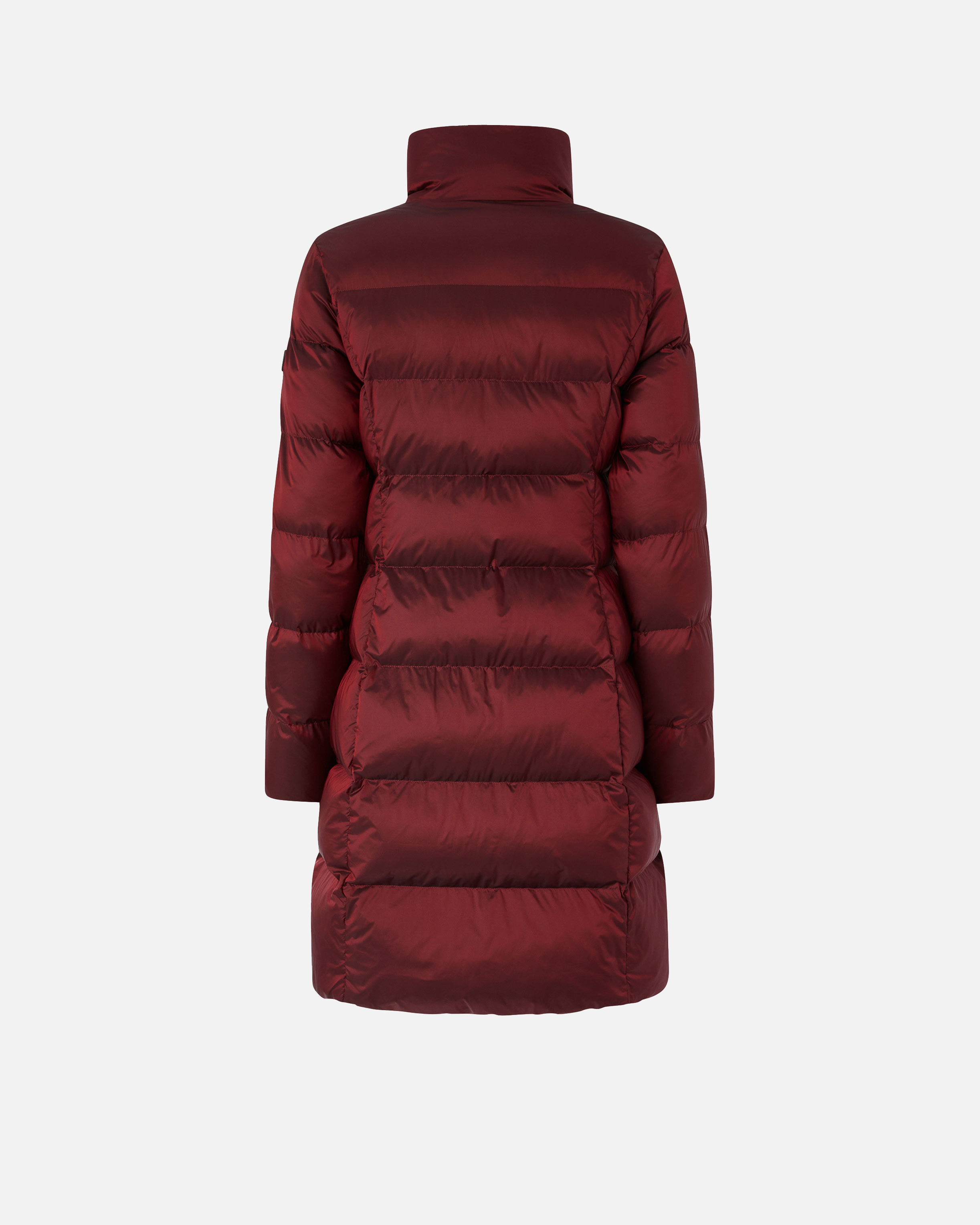 Long semi-shiny puffer coat PINKO Multicolored