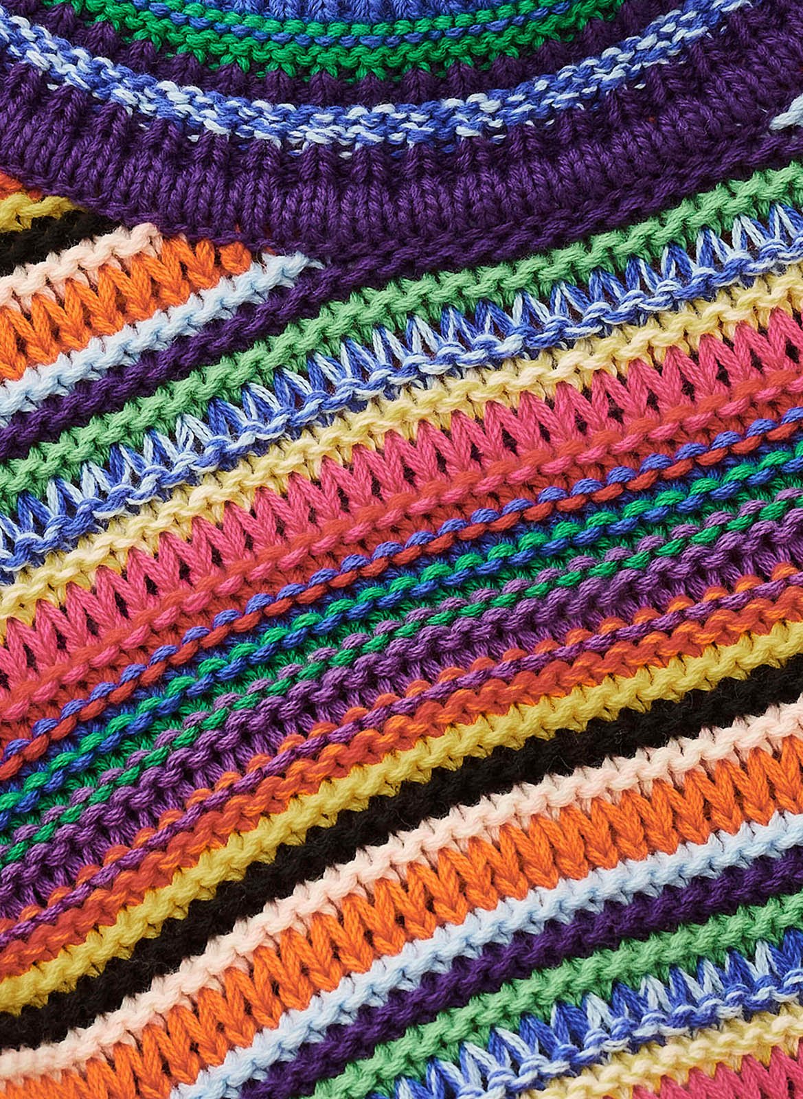 Pull col rond en coton BA&SH Multicolore