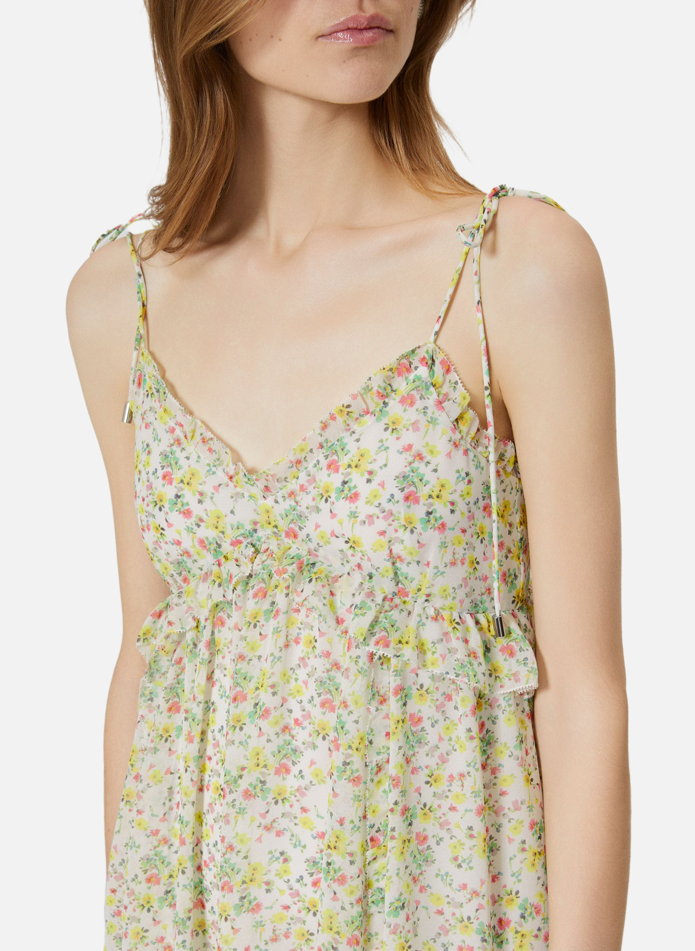 Robe courte imprimé THE KOOPLES Blanc