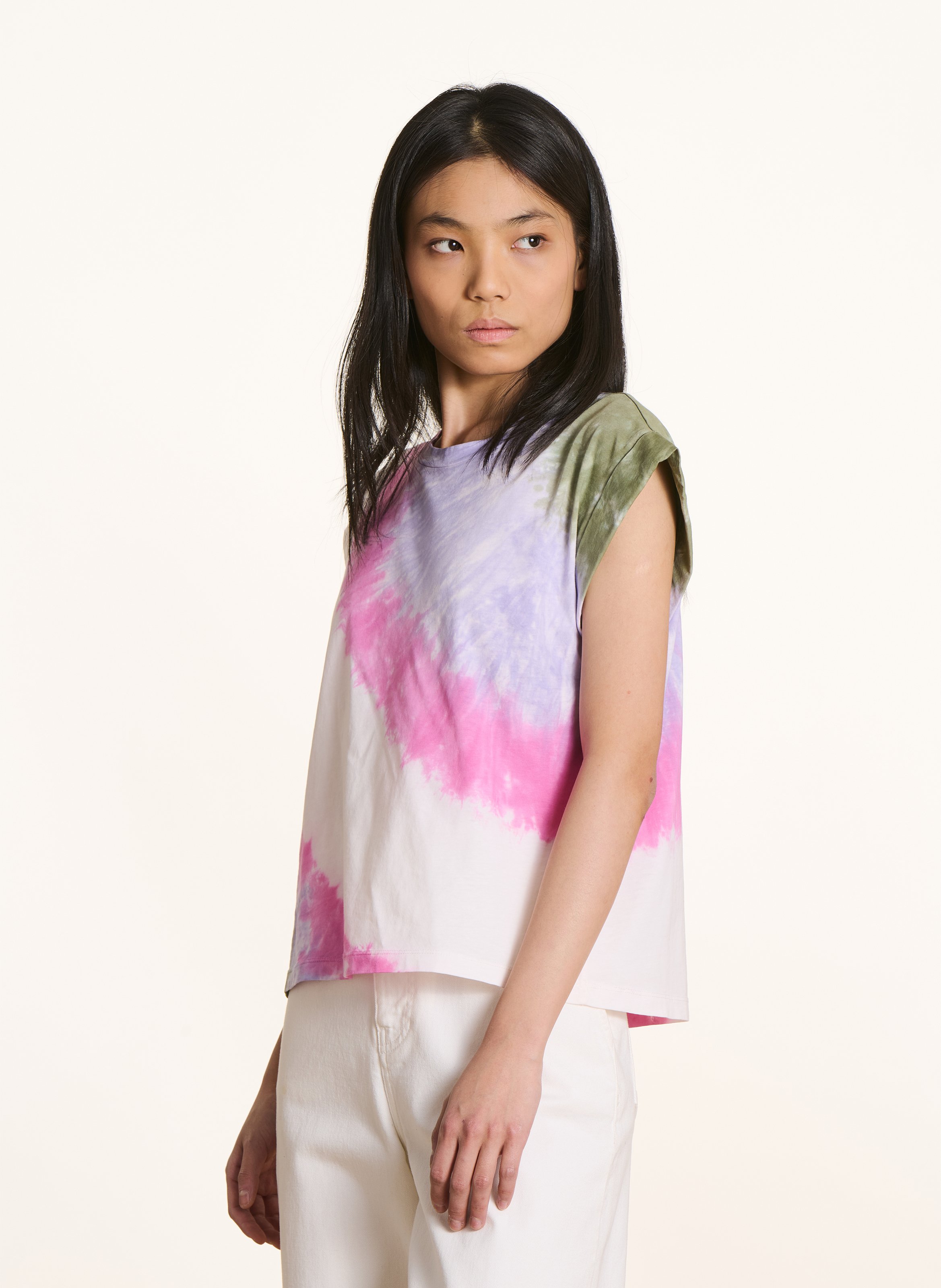 Tee-shirt droit en coton LA FEE MARABOUTEE