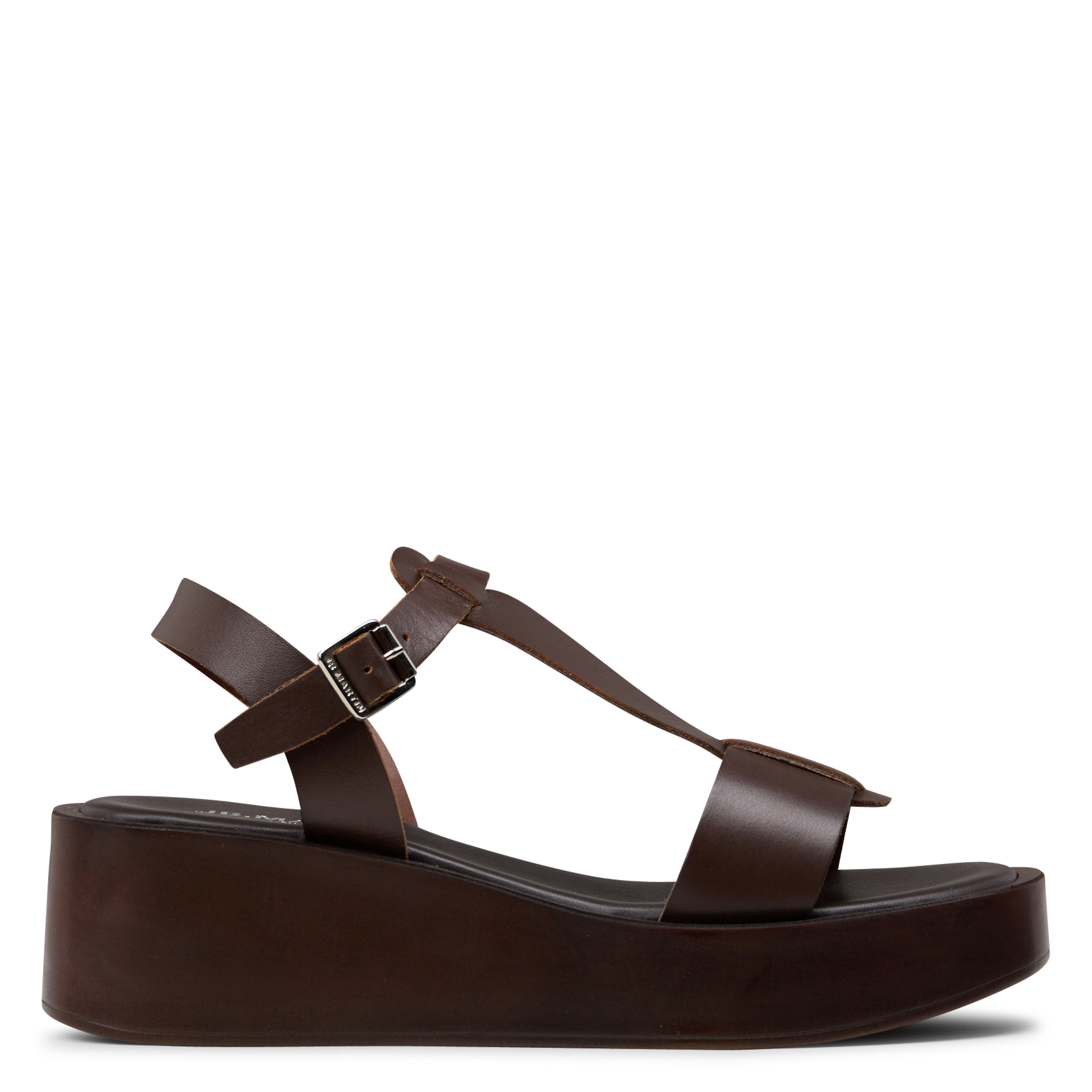Fabia leather wedge sandals JB MARTIN Brown
