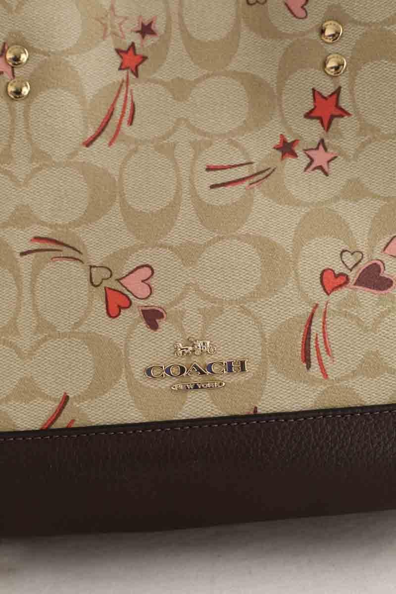 Tote bag COACH - Seconde Main Beige